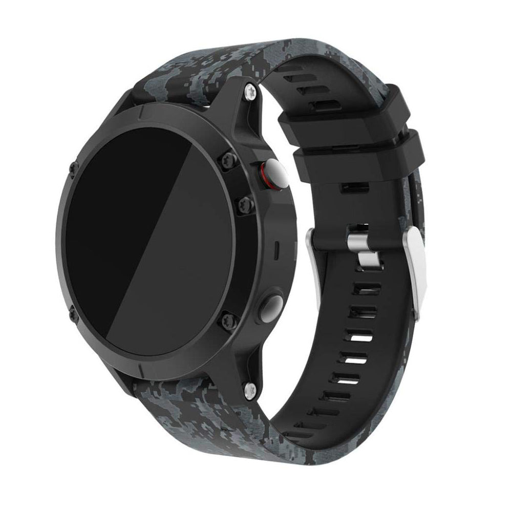Patterned Rubber Strap for Garmin Fenix 5 / 5 Plus / 6 / Forerunner 935 / Quatix 5 / Approach S60 / Instinct