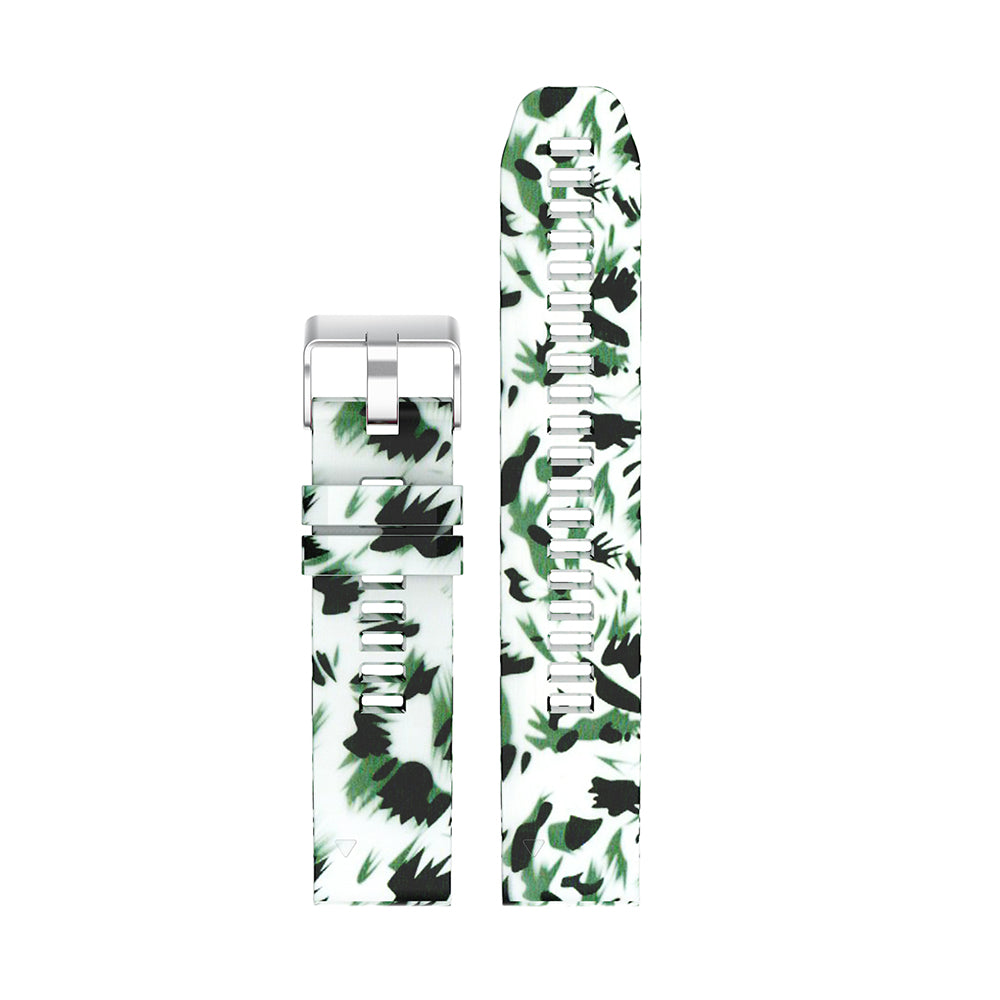 Patterned Rubber Strap for Garmin Fenix 5 / 5 Plus / 6 / Forerunner 935 / Quatix 5 / Approach S60 / Instinct