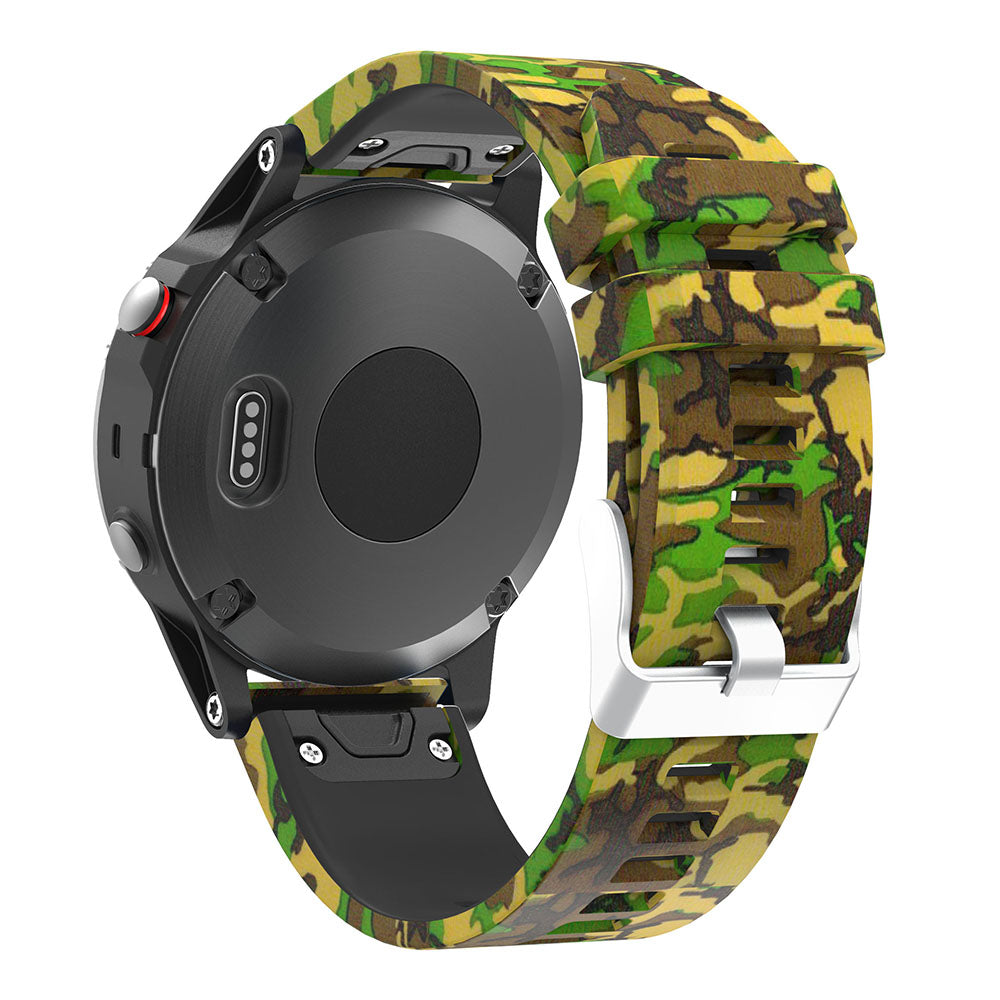 Patterned Rubber Strap for Garmin Fenix 5 / 5 Plus / 6 / Forerunner 935 / Quatix 5 / Approach S60 / Instinct