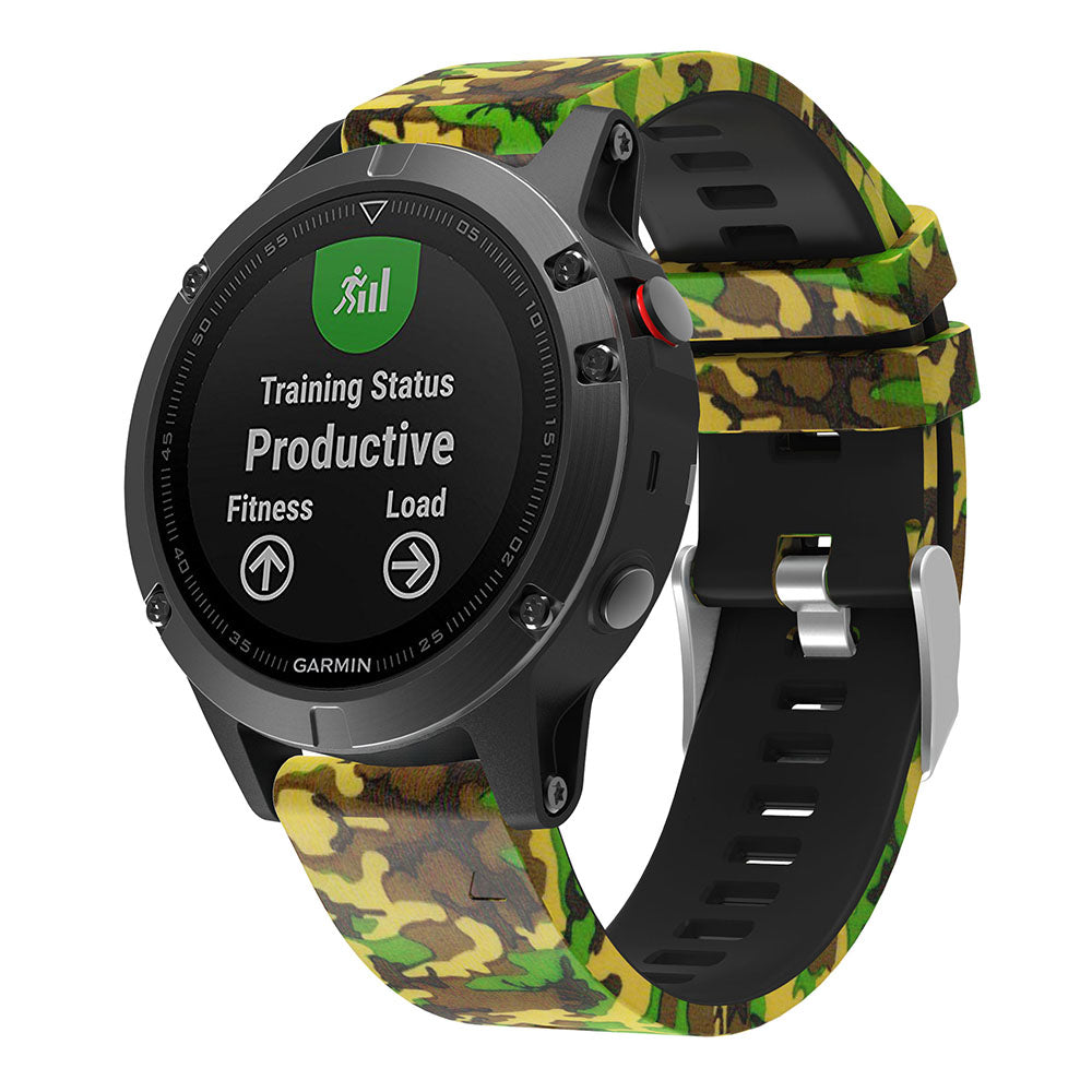 Patterned Rubber Strap for Garmin Fenix 5 / 5 Plus / 6 / Forerunner 935 / Quatix 5 / Approach S60 / Instinct