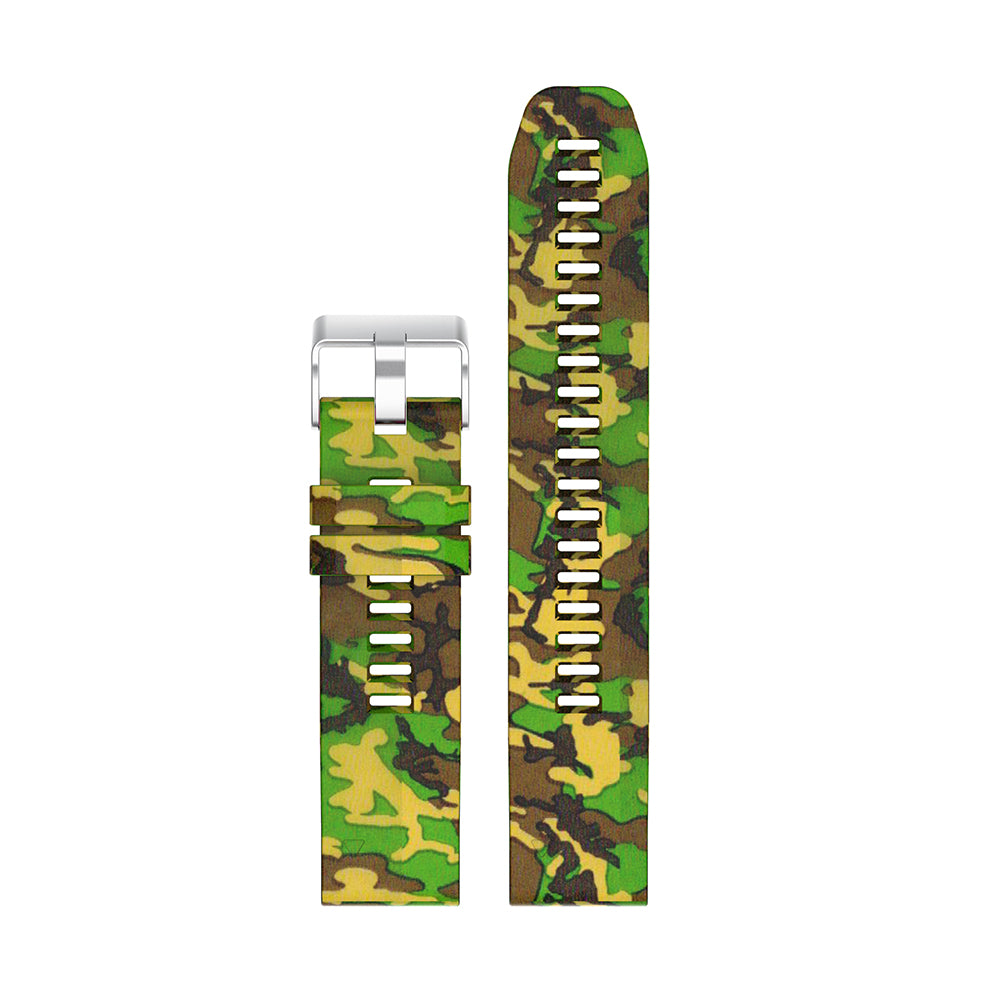 Patterned Rubber Strap for Garmin Fenix 5 / 5 Plus / 6 / Forerunner 935 / Quatix 5 / Approach S60 / Instinct