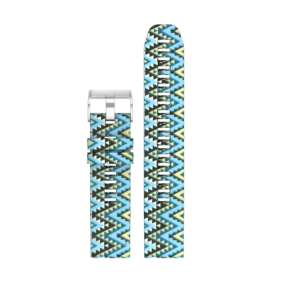 Patterned Rubber Strap for Garmin Fenix 5 / 5 Plus / 6 / Forerunner 935 / Quatix 5 / Approach S60 / Instinct