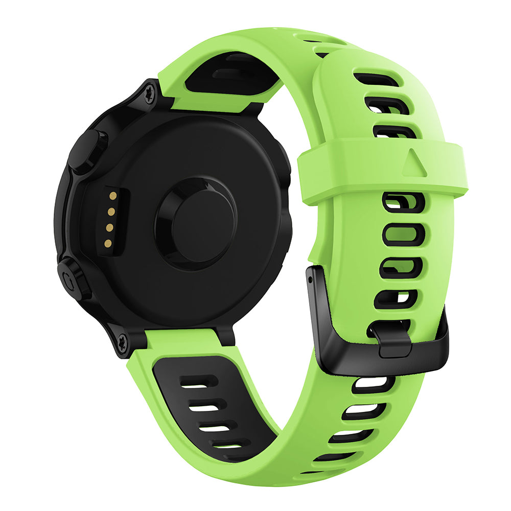 Rubber Strap with Black Buckle for Garmin Forerunner 220 / 230 / 235 / 260 / 735XT / Approach S5 / S6 / S20