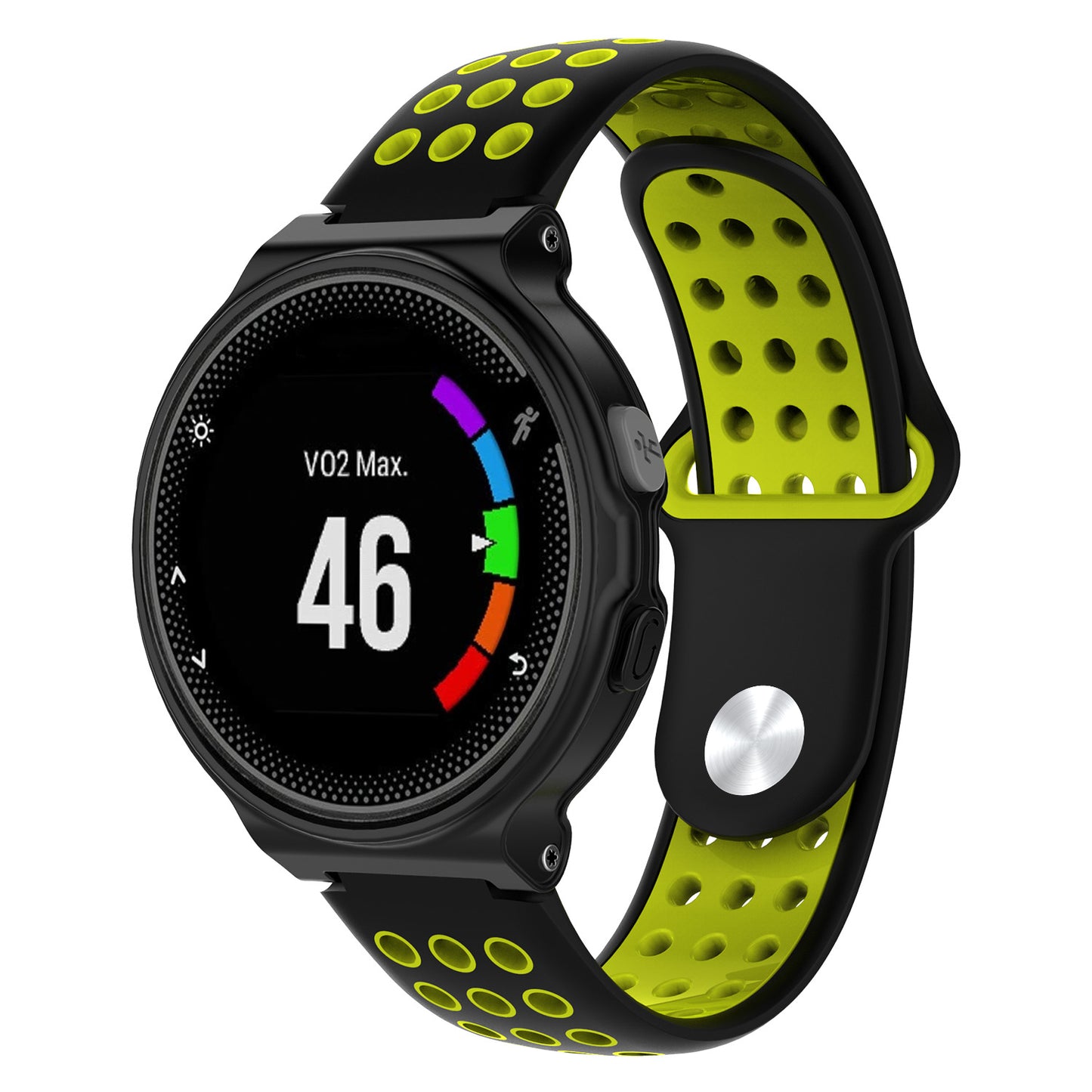 Perforated Rubber Strap for Garmin Forerunner 220 / 230 / 235 / 260 / 735XT / Approach S5 / S6 / S20