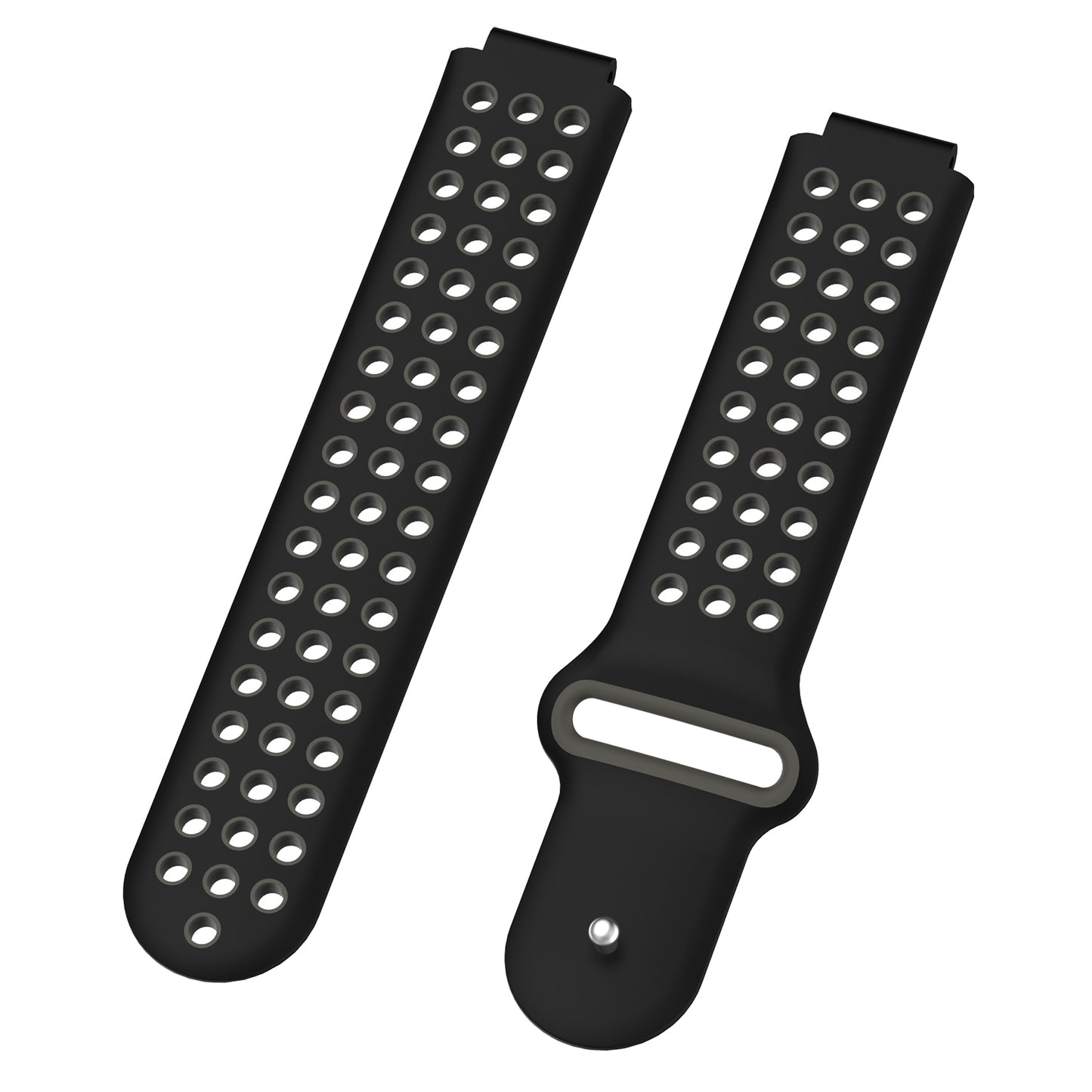 Perforated Rubber Strap for Fossil Sport Smartwatch