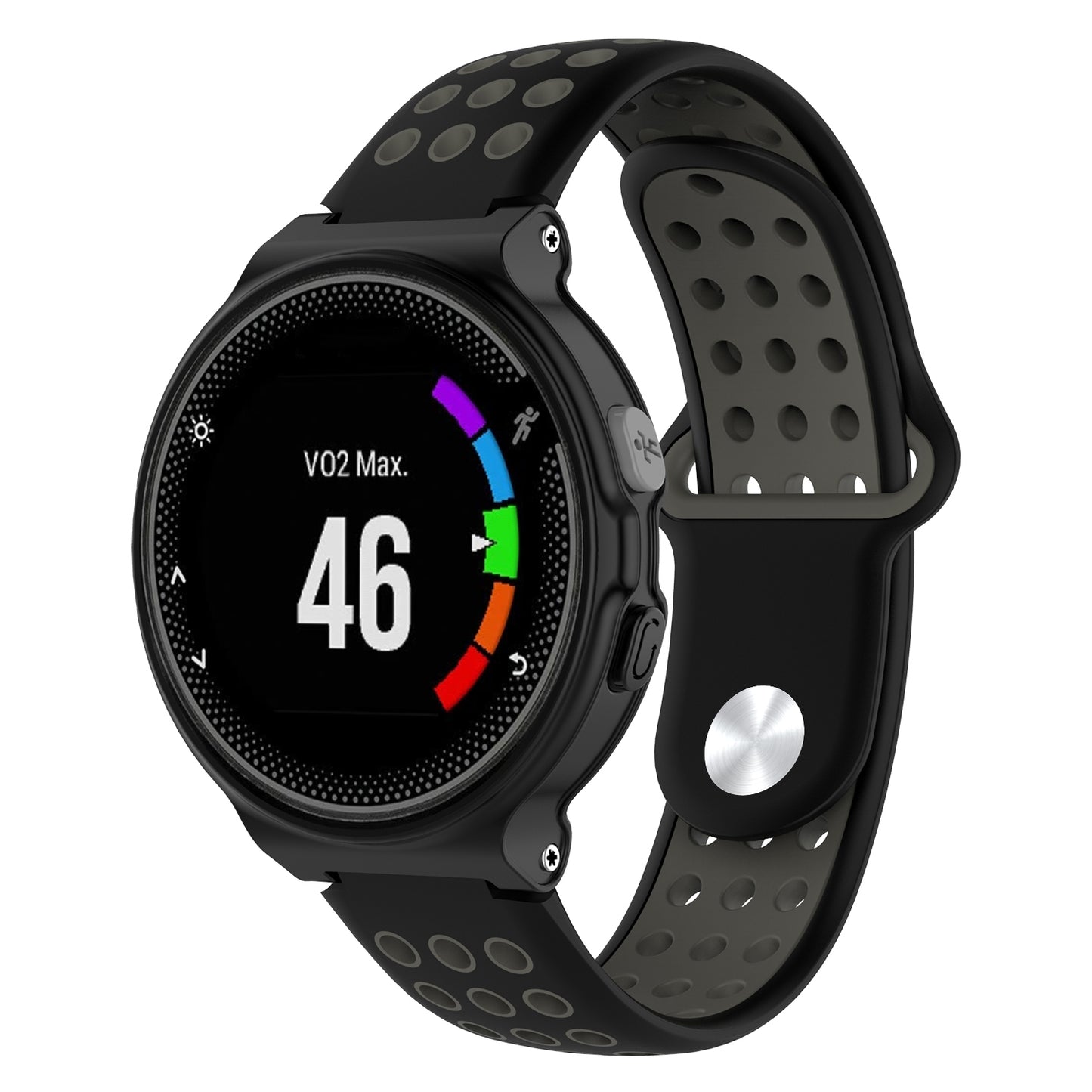 Perforated Rubber Strap for Garmin Forerunner 220 / 230 / 235 / 260 / 735XT / Approach S5 / S6 / S20