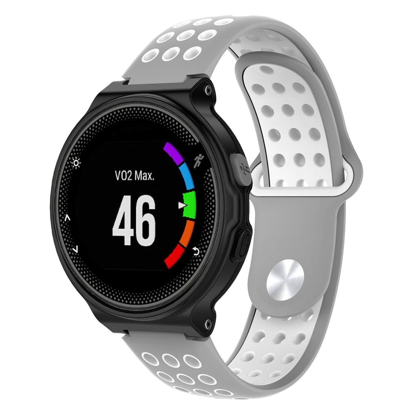 Perforated Rubber Strap for Garmin Forerunner 220 / 230 / 235 / 260 / 735XT / Approach S5 / S6 / S20