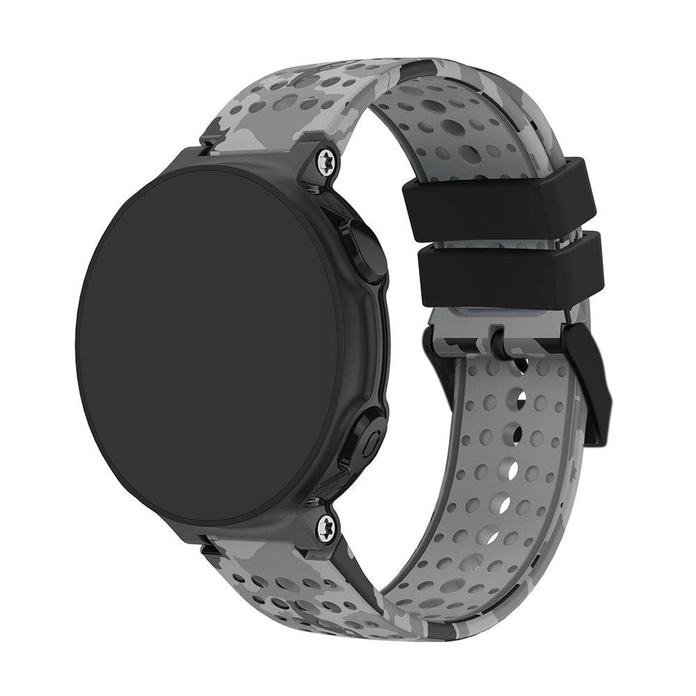 Camo Rubber Strap for Garmin Forerunner 220 / 230 / 235 / 260 / 735XT / Approach S5 / S6 / S20