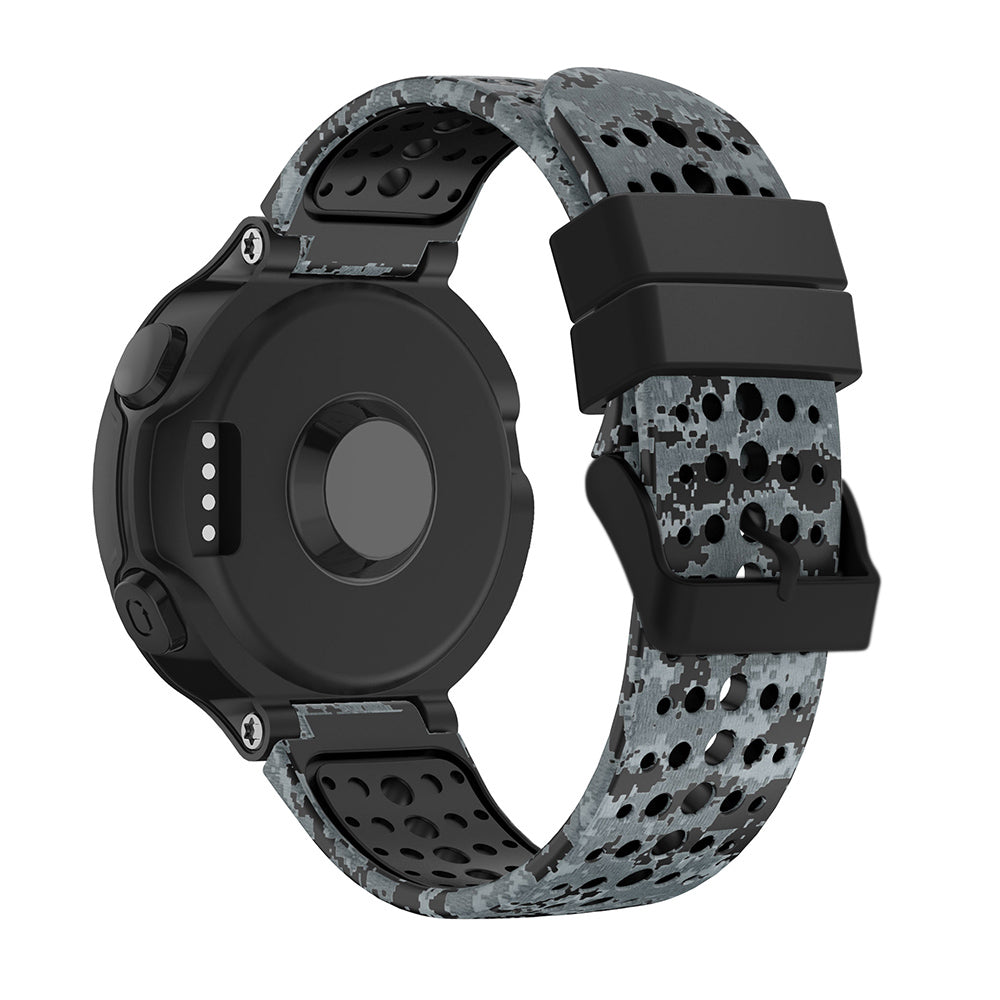 Camo Rubber Strap for Garmin Forerunner 220 / 230 / 235 / 260 / 735XT / Approach S5 / S6 / S20