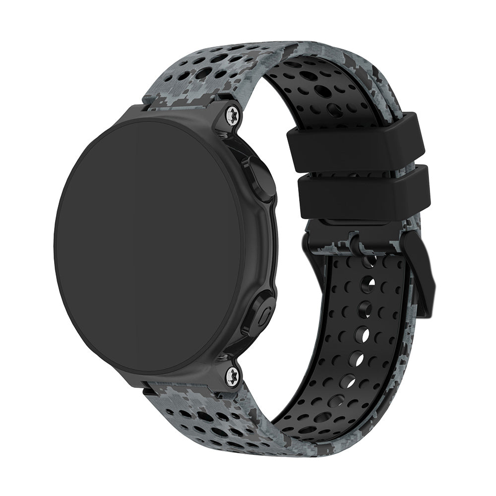 Camo Rubber Strap for Garmin Forerunner 220 / 230 / 235 / 260 / 735XT / Approach S5 / S6 / S20