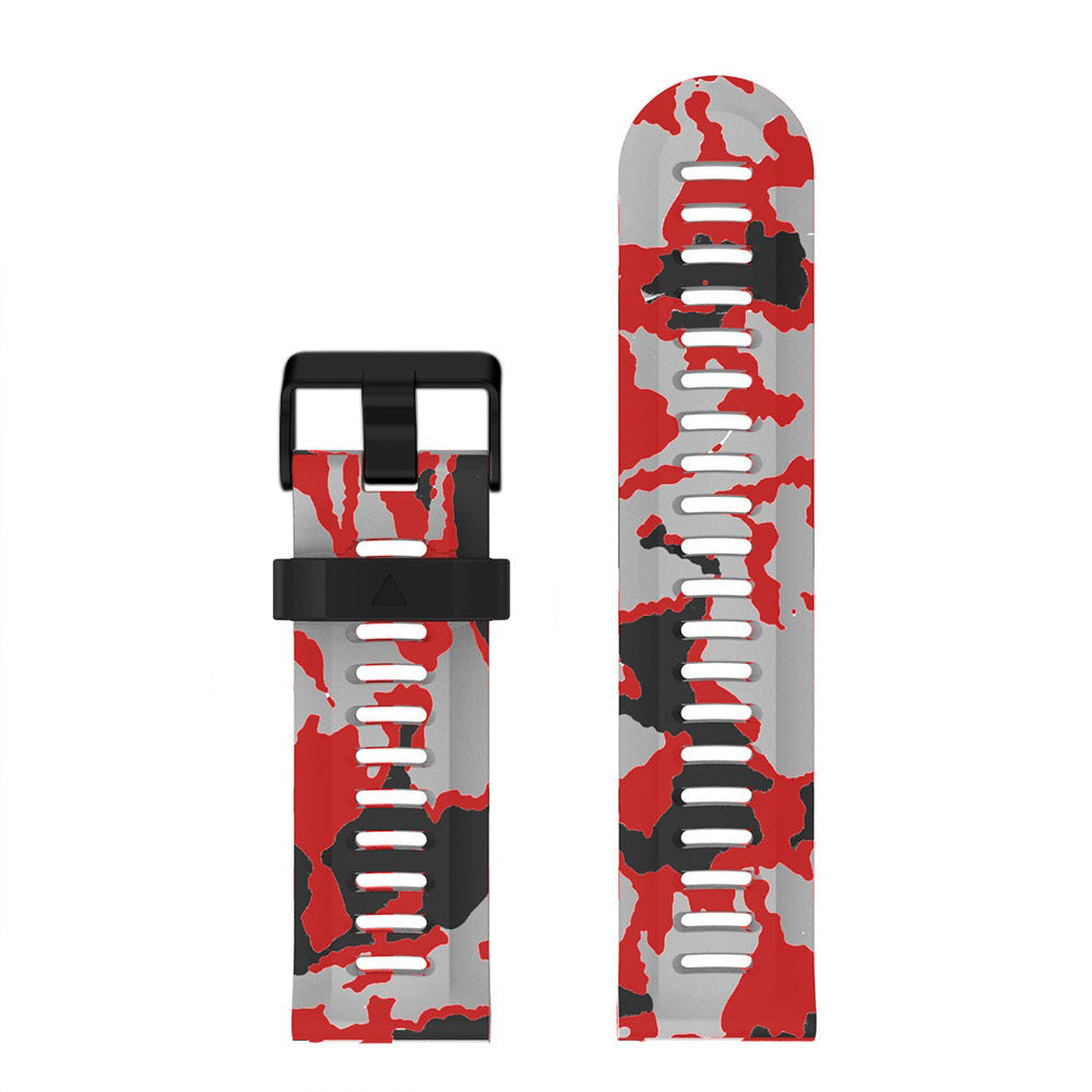 Camo Rubber Strap for Garmin Fenix 3 / 3 HR / 5X / 5X Plus / 6X