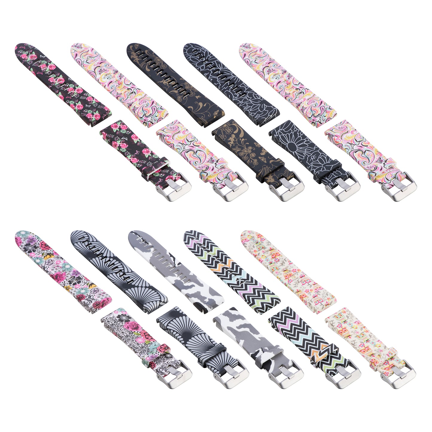 Patterned Rubber Strap for Garmin Fenix 5 / 5 Plus / 6 / Forerunner 935 / Quatix 5 / Approach S60 / Instinct