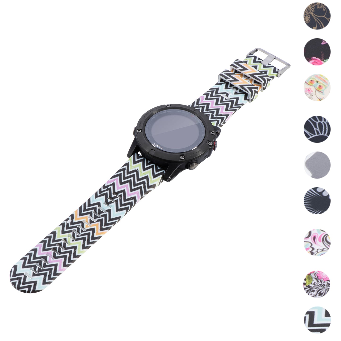 Patterned Rubber Strap for Fitbit Ionic