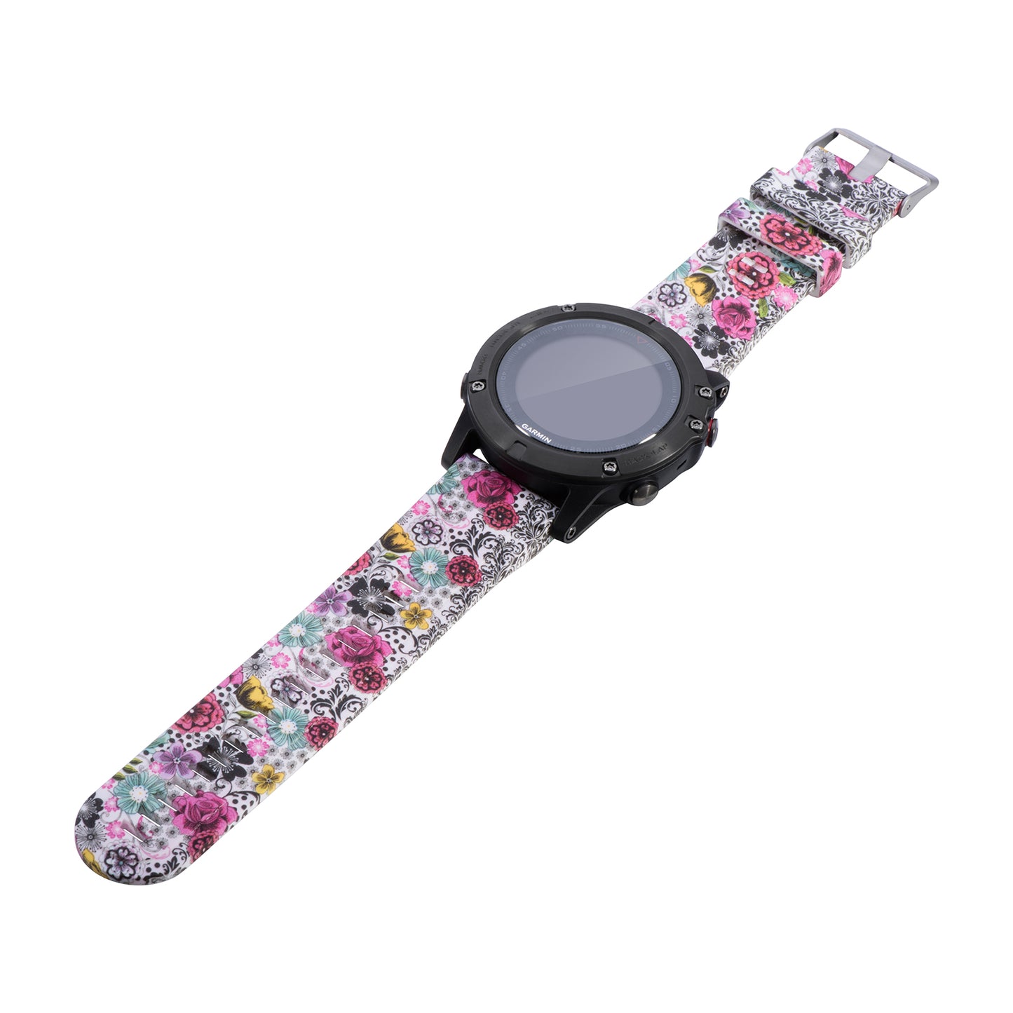 Patterned Rubber Strap for Garmin Fenix 3 / 3 HR / 5X / 5X Plus / 6X