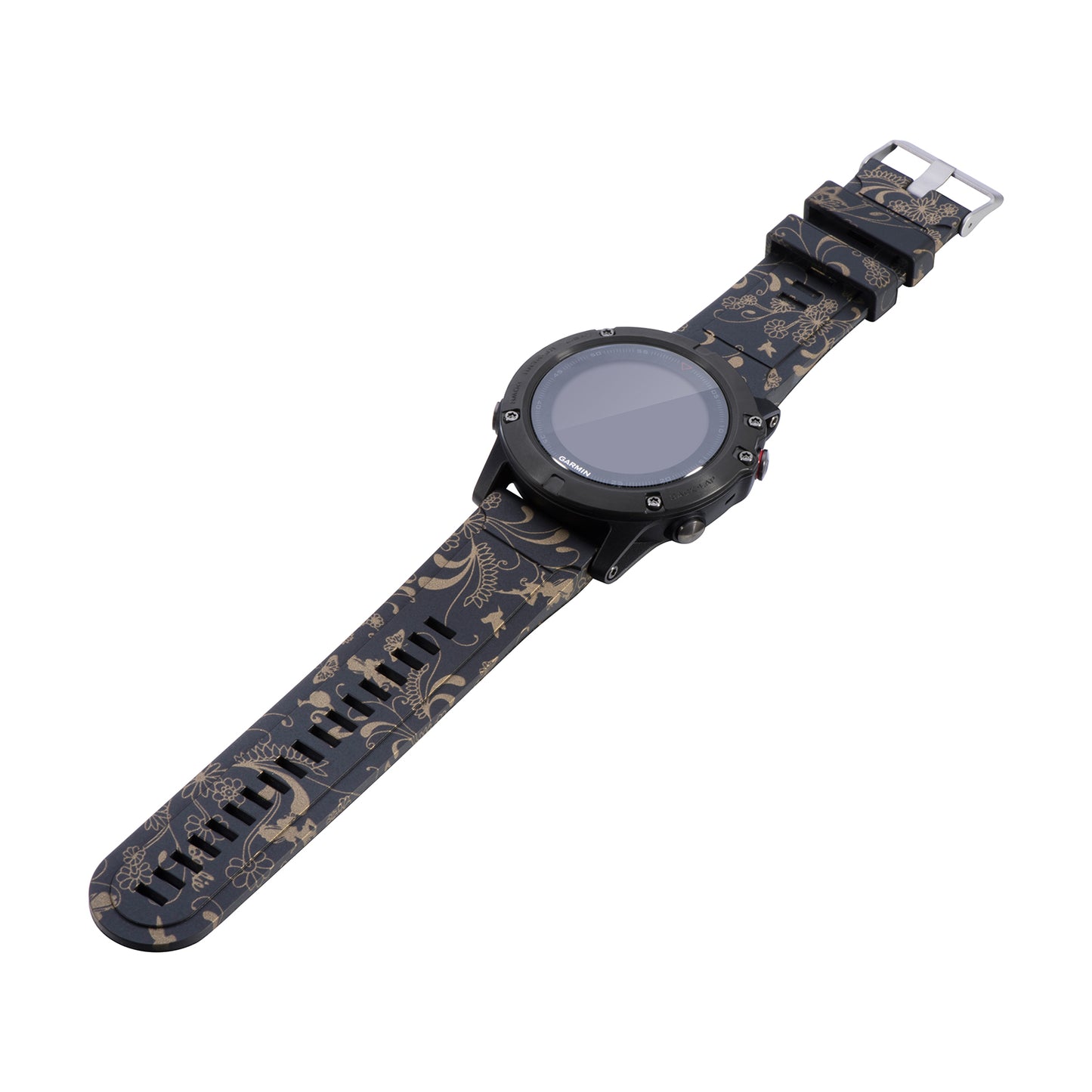 Patterned Rubber Strap for Garmin Fenix 3 / 3 HR / 5X / 5X Plus / 6X
