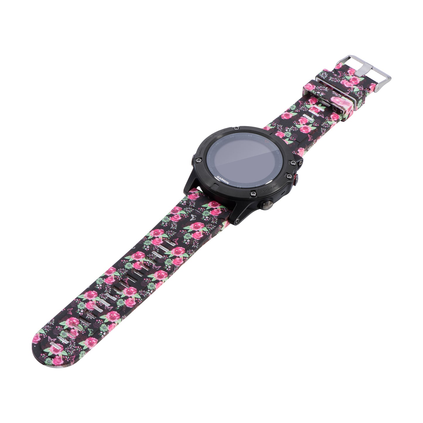 Patterned Rubber Strap for Garmin Fenix 3 / 3 HR / 5X / 5X Plus / 6X
