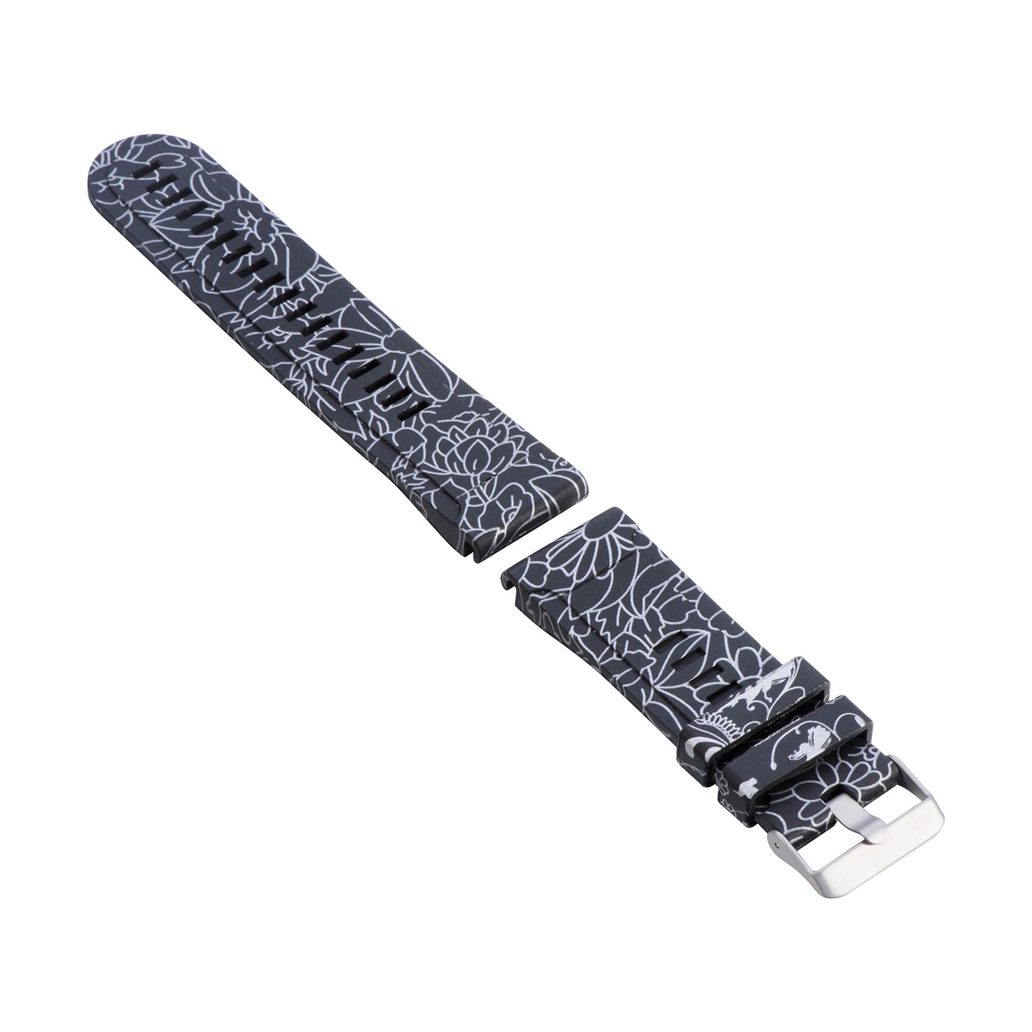 Patterned Rubber Strap for Garmin Fenix 3 / 3 HR / 5X / 5X Plus / 6X