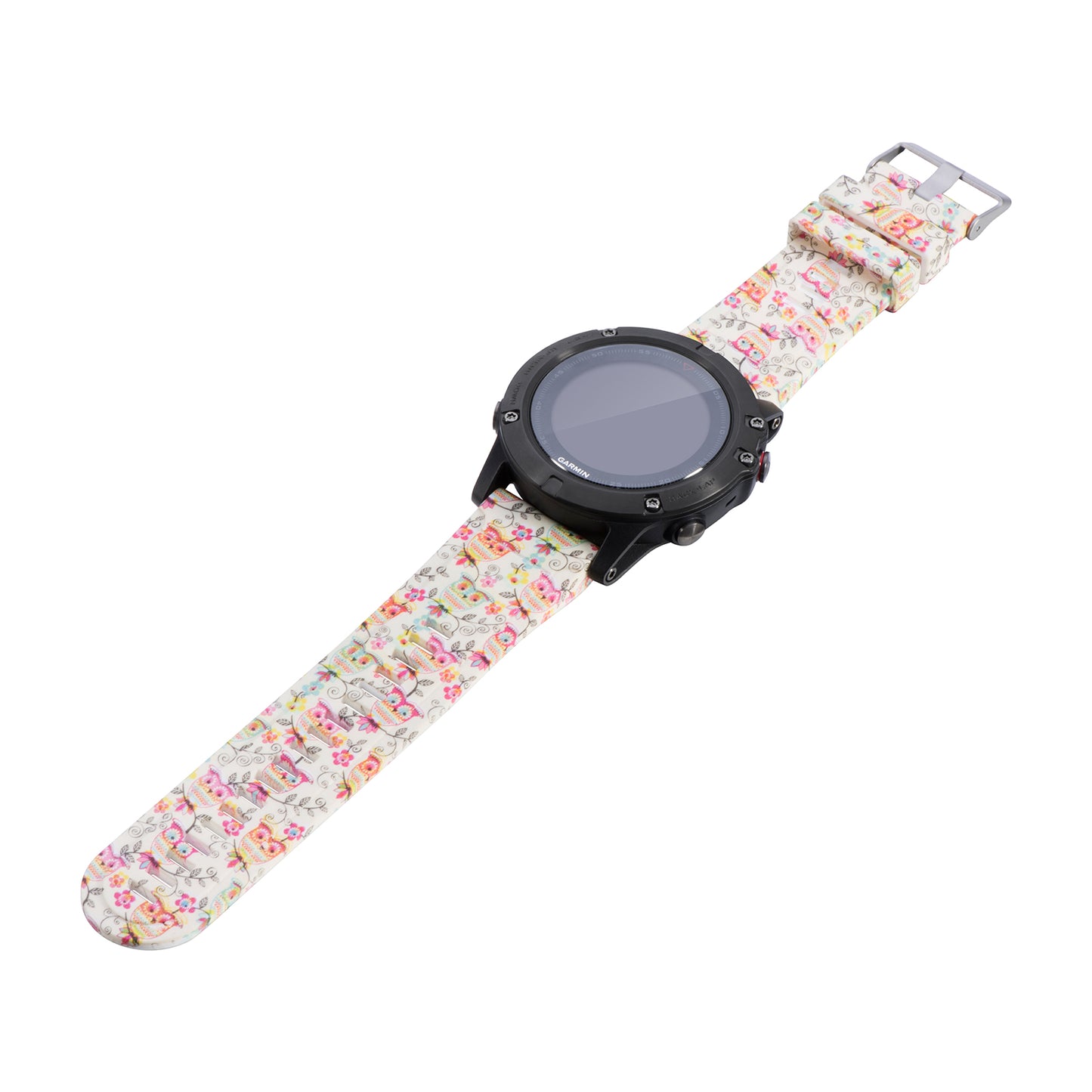 Patterned Rubber Strap for Garmin Fenix 3 / 3 HR / 5X / 5X Plus / 6X