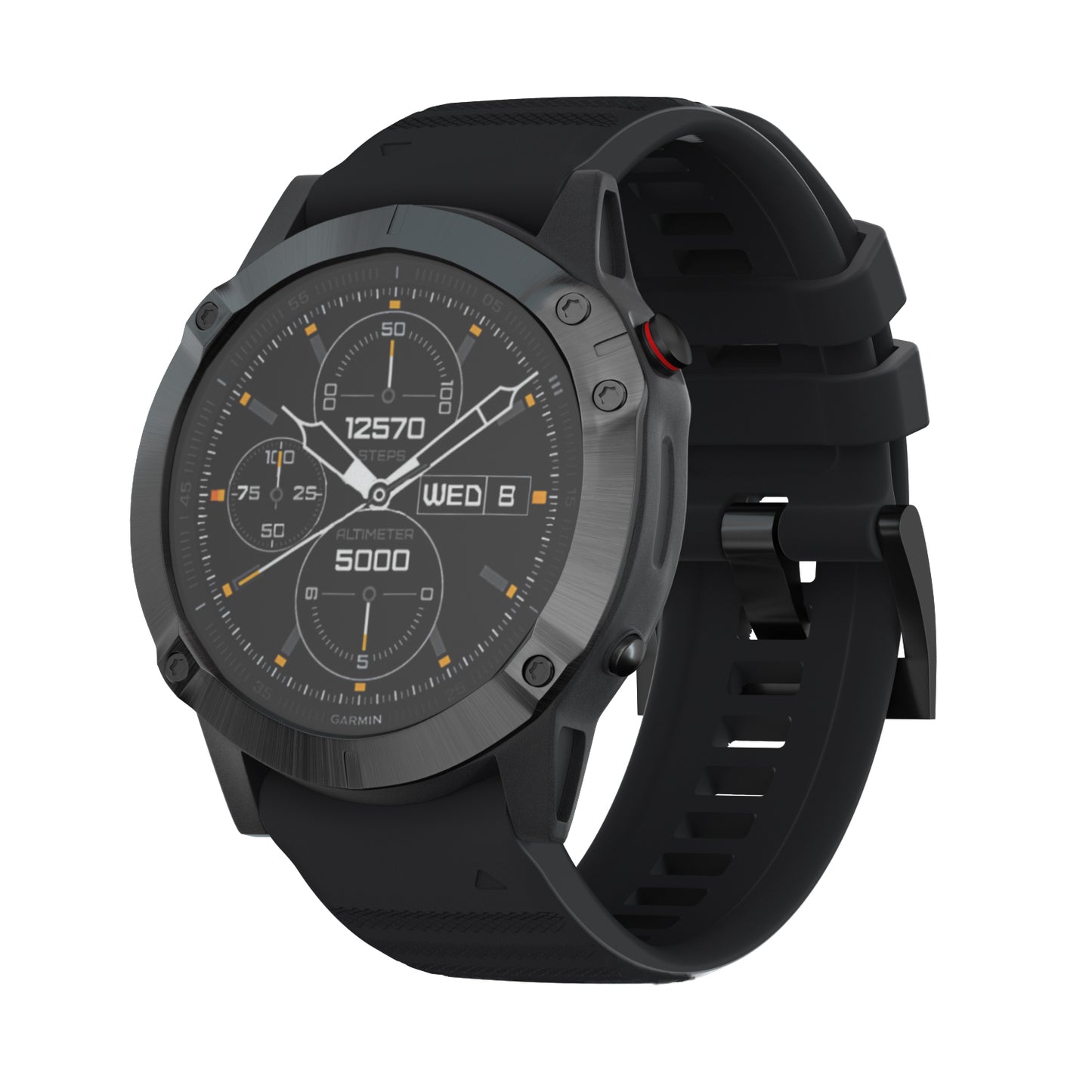 Rubber Band for Garmin Fenix 3 / 3 HR / 5X / 5X Plus / 6X