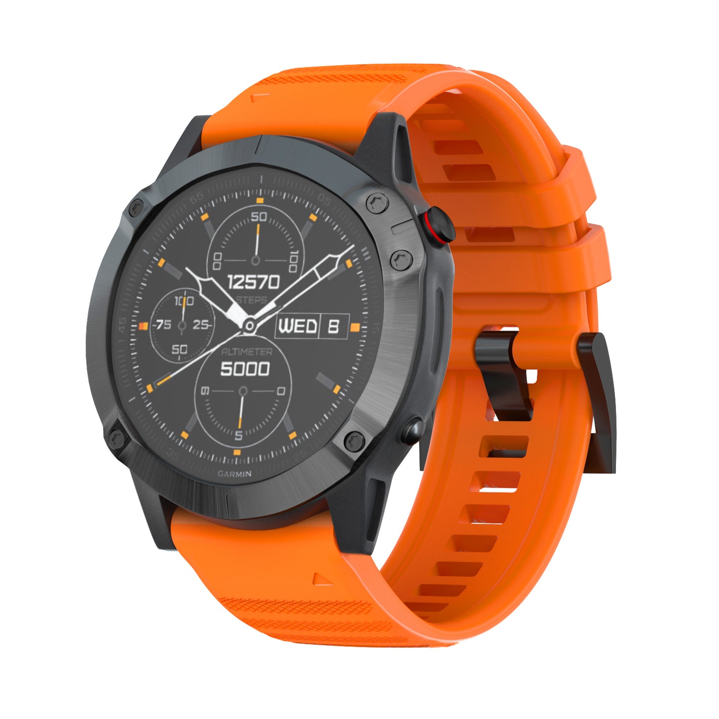 Rubber Band for Garmin Fenix 3 / 3 HR / 5X / 5X Plus / 6X