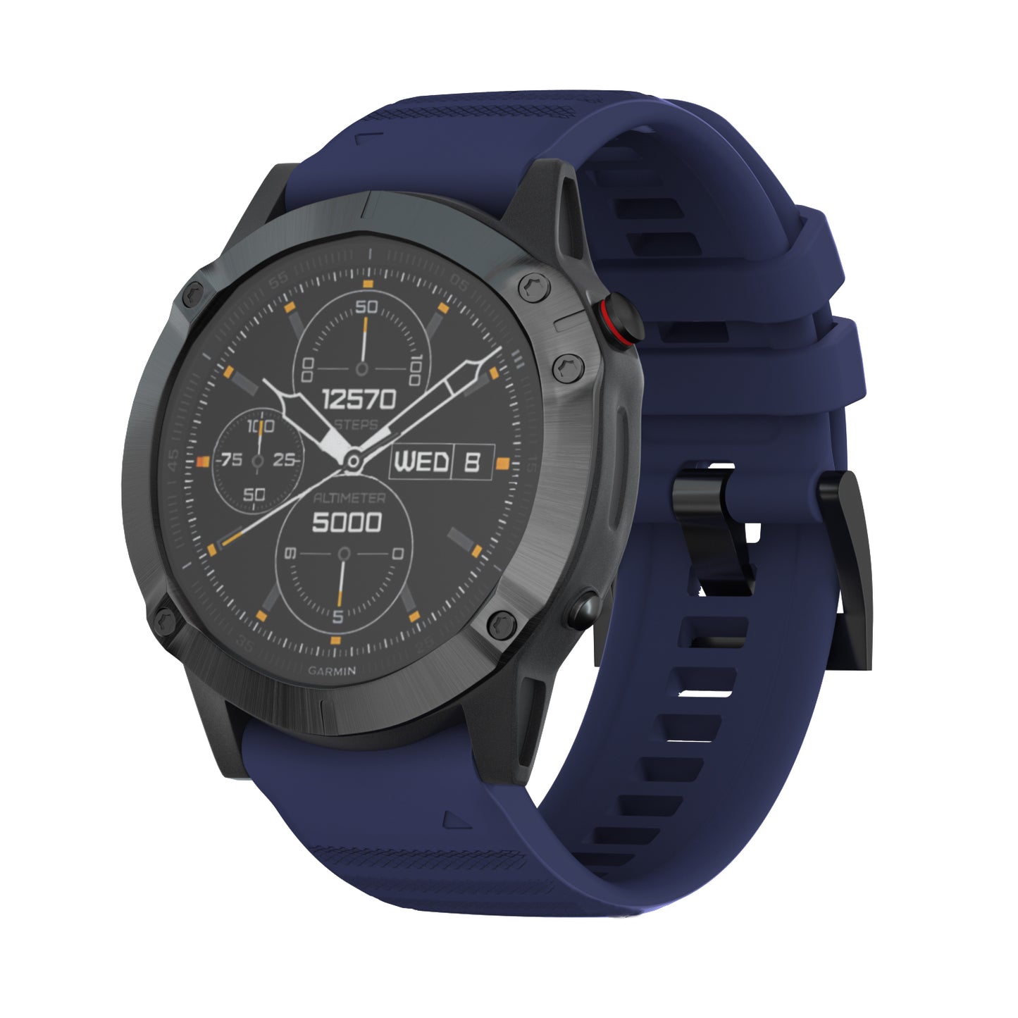 Rubber Band for Garmin Fenix 3 / 3 HR / 5X / 5X Plus / 6X