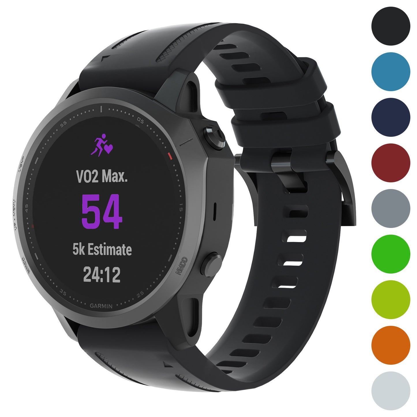Rubber Band for Garmin Fenix 5 / 5 Plus / 6 / Forerunner 935 / Quatix 5 / Approach S60 / Instinct