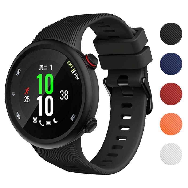 Rubber Strap for Garmin Forerunner 245 / 645 / Vivoactive 3 / Vivomove / Vivomove 3 / HR