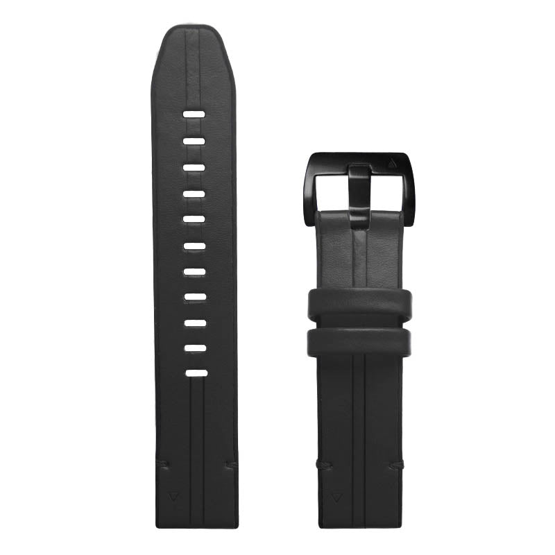 Leather & Silicone Hybrid Strap for Garmin Fenix 3 / 3 HR / 5X / 5X Plus / 6X