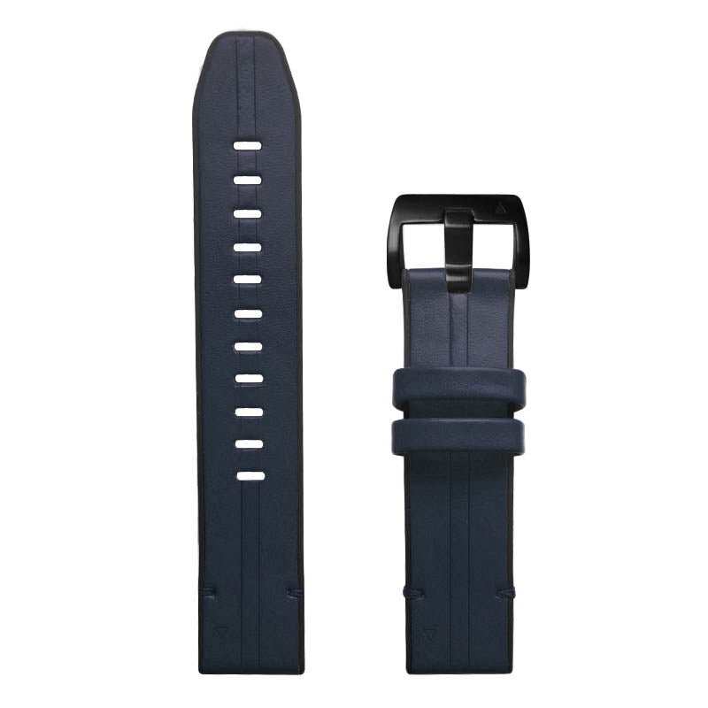 Leather & Silicone Hybrid Strap for Garmin Fenix 5 / 5 Plus / 6 / Forerunner 935 / Quatix 5 / Approach S60 / Instinct