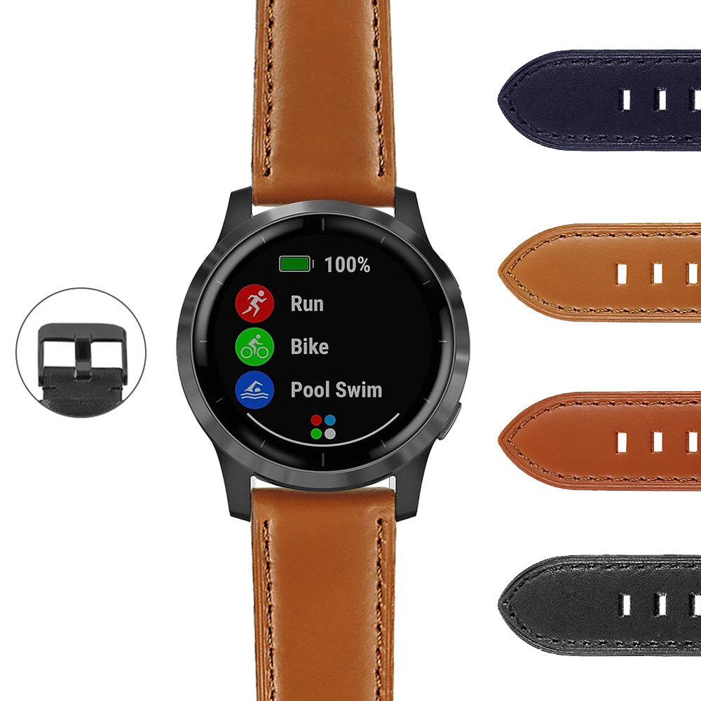 DASSARI Italian Leather Strap for Samsung Galaxy Watch Active2