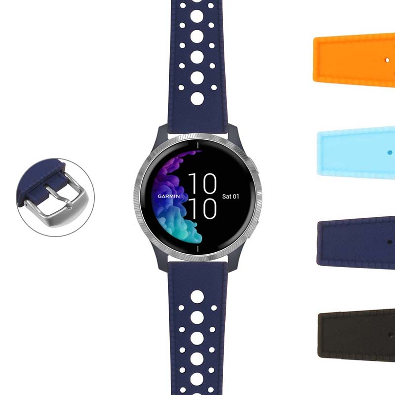 Retro Rubber Rally Strap for Garmin Forerunner 745