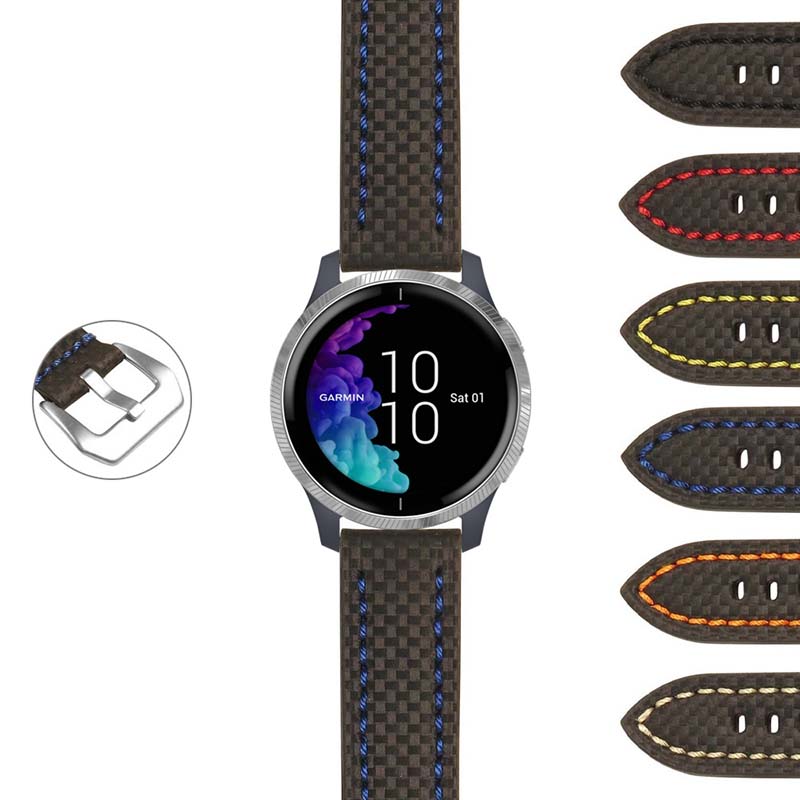 Heavy Duty Carbon Fiber Strap for Garmin Forerunner 745