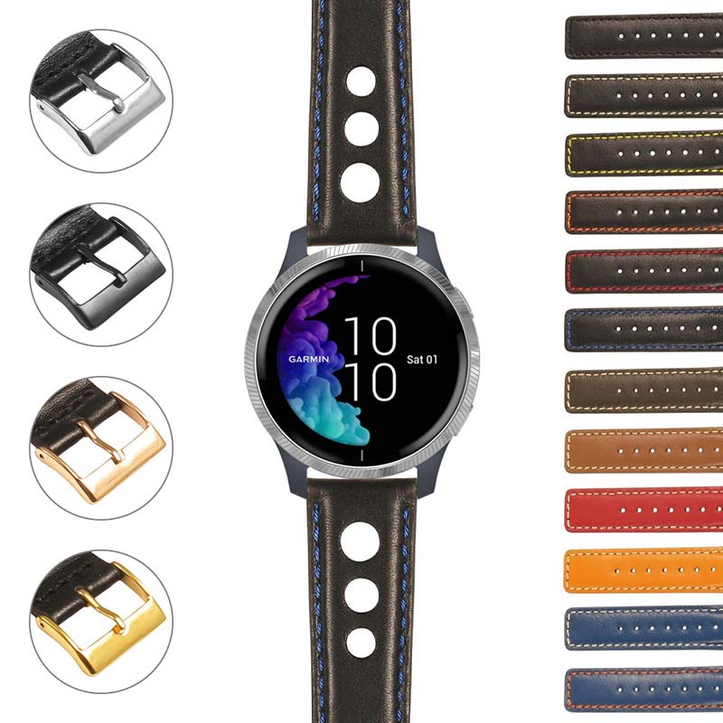 Leather Rally Strap for Garmin Forerunner 745