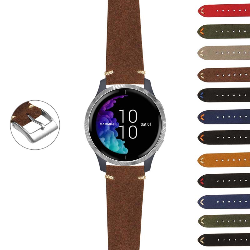 Suede Strap (Short, Standard, Long) for Garmin Forerunner 745