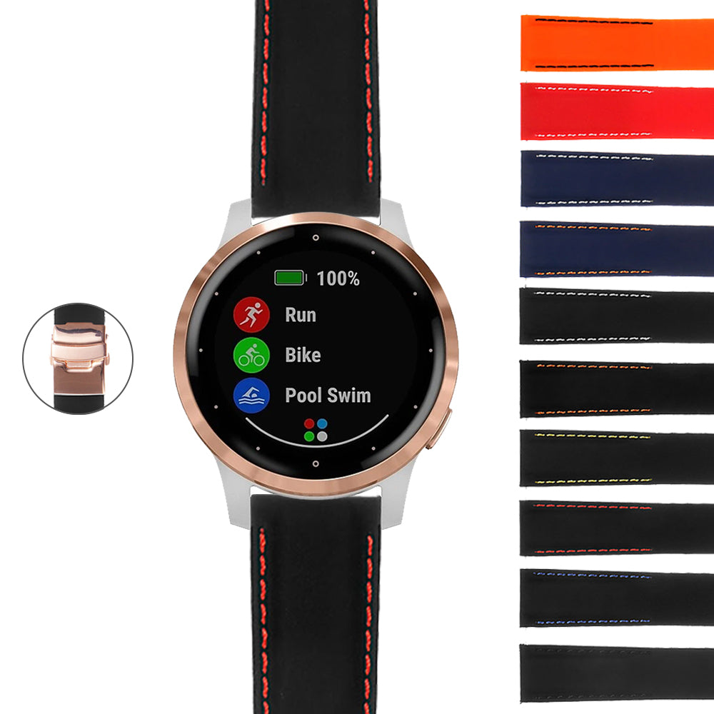 Rubber Strap with Protective Case for Fitbit Versa