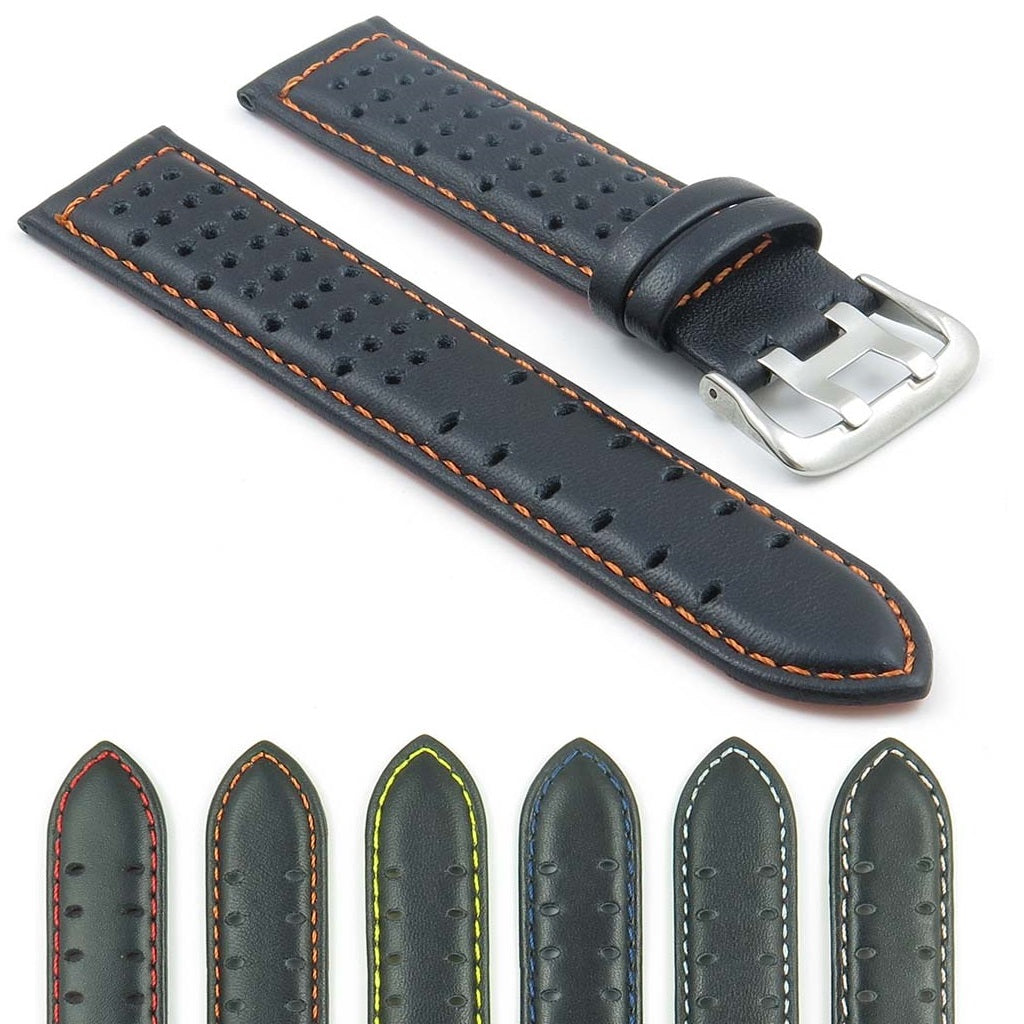 Perforated Leather Rally Strap for Fitbit Versa & Versa 2