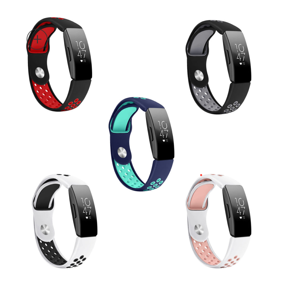 Perforated Rubber Strap for Fitbit Inspire & Inspire HR