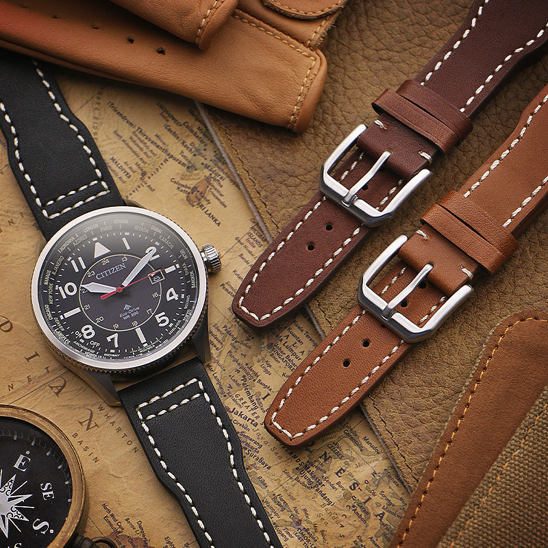 DASSARI Vintage Pilot Strap