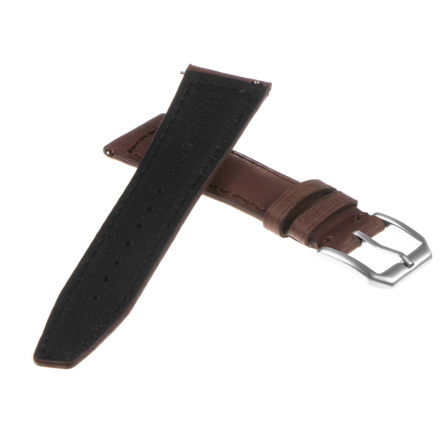DASSARI Classic Vintage Leather Watch Band - Quick Release