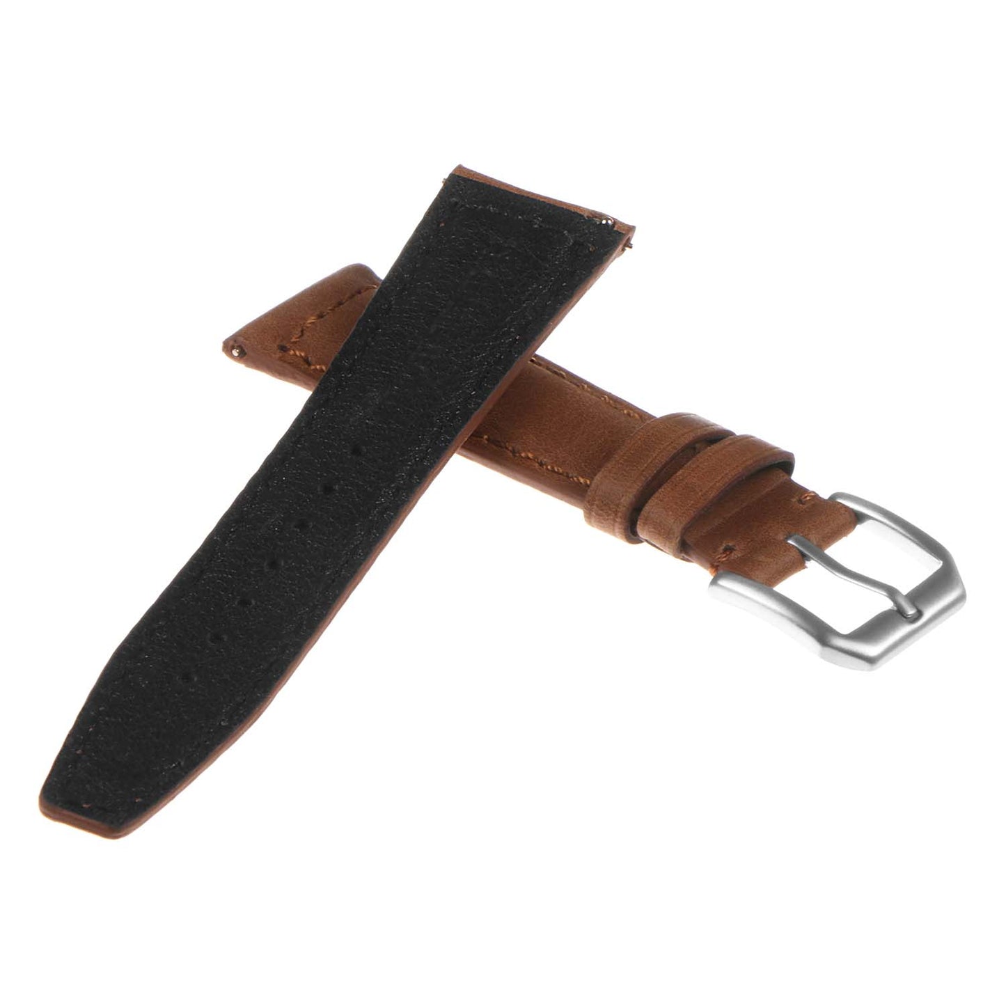 DASSARI Classic Vintage Leather Watch Band - Quick Release