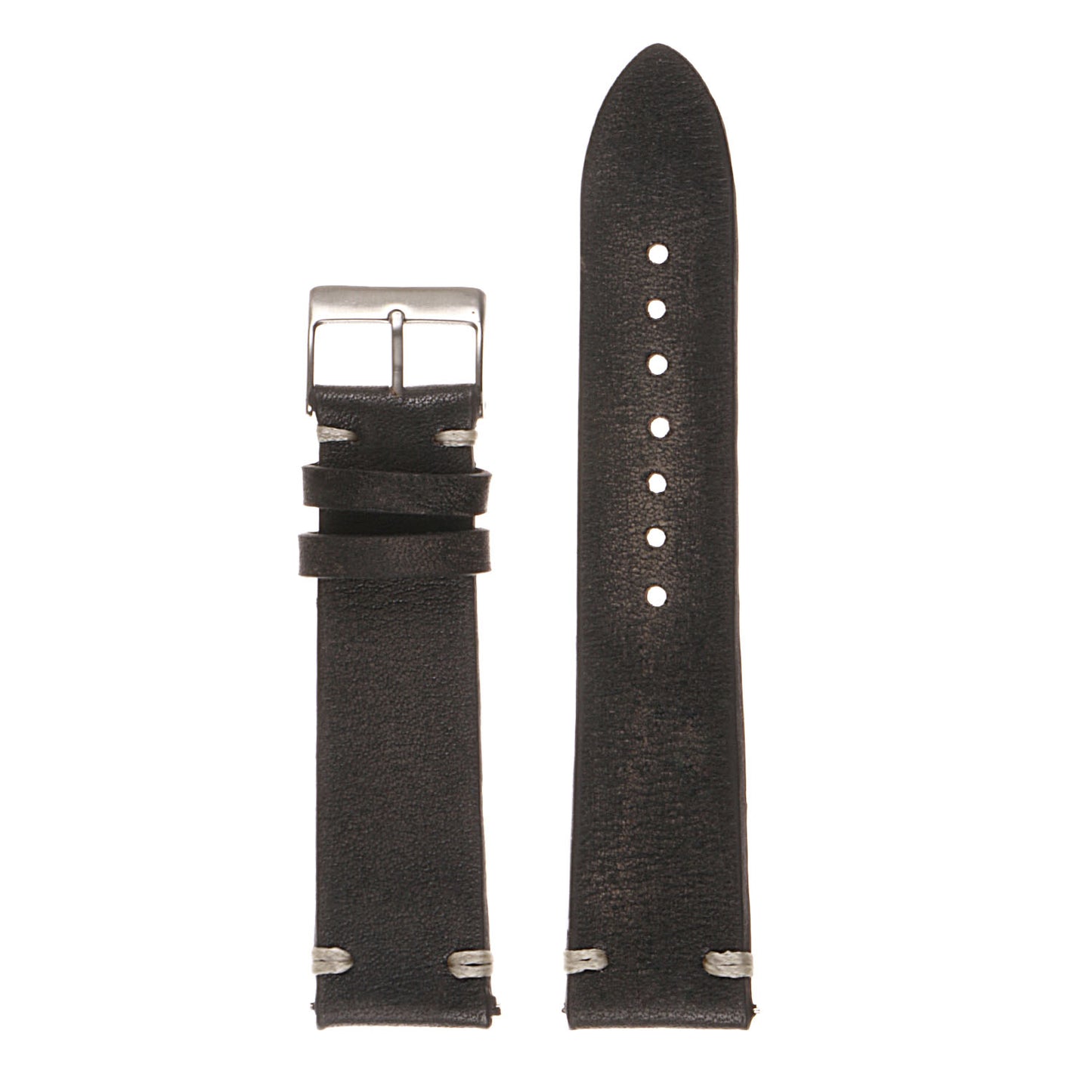 Hand-Stitched Vintage Washed Leather Strap for Suunto 9