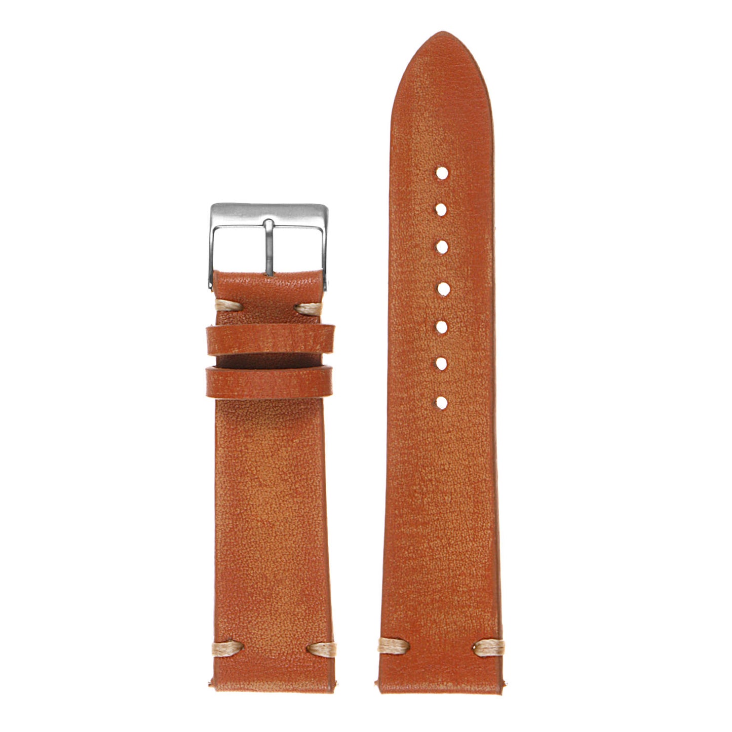 Hand-Stitched Vintage Washed Leather Strap for Suunto 9