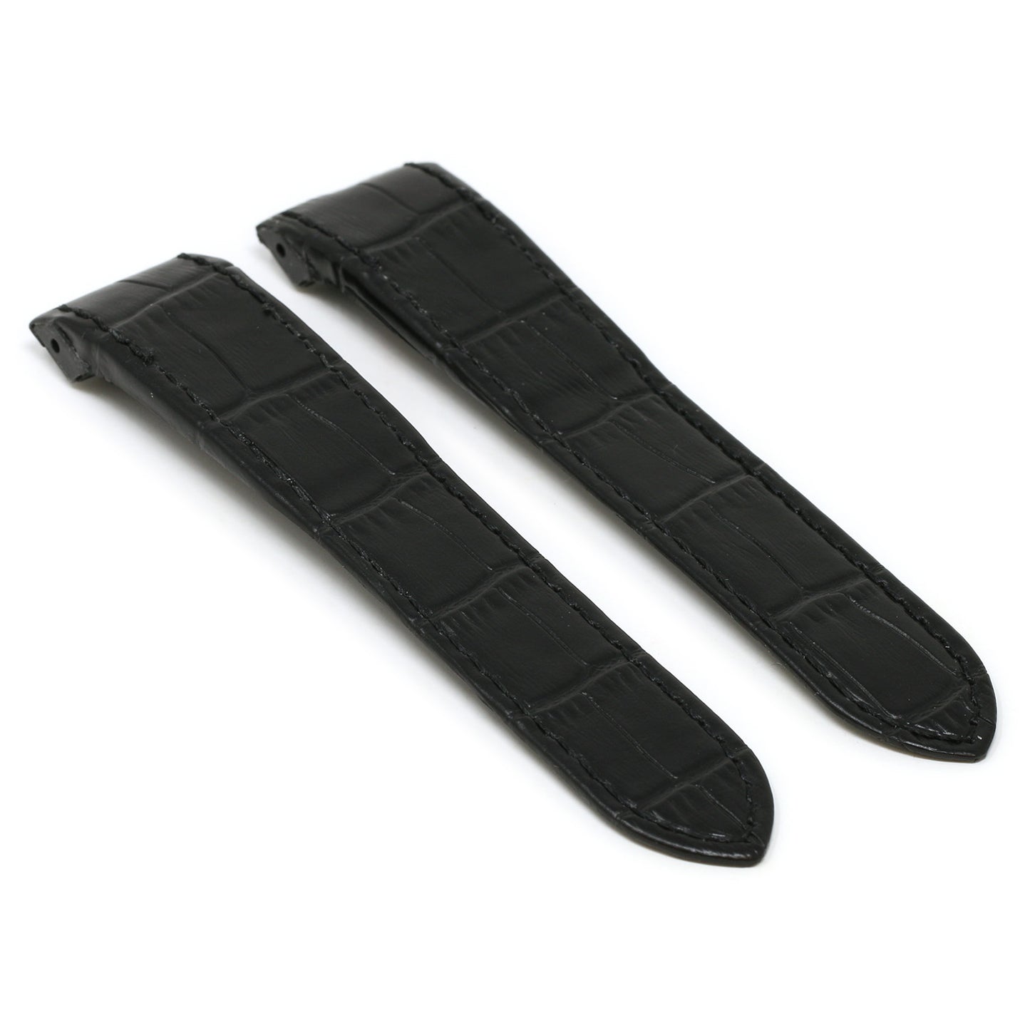 Croc Leather Strap for Cartier Santos 100