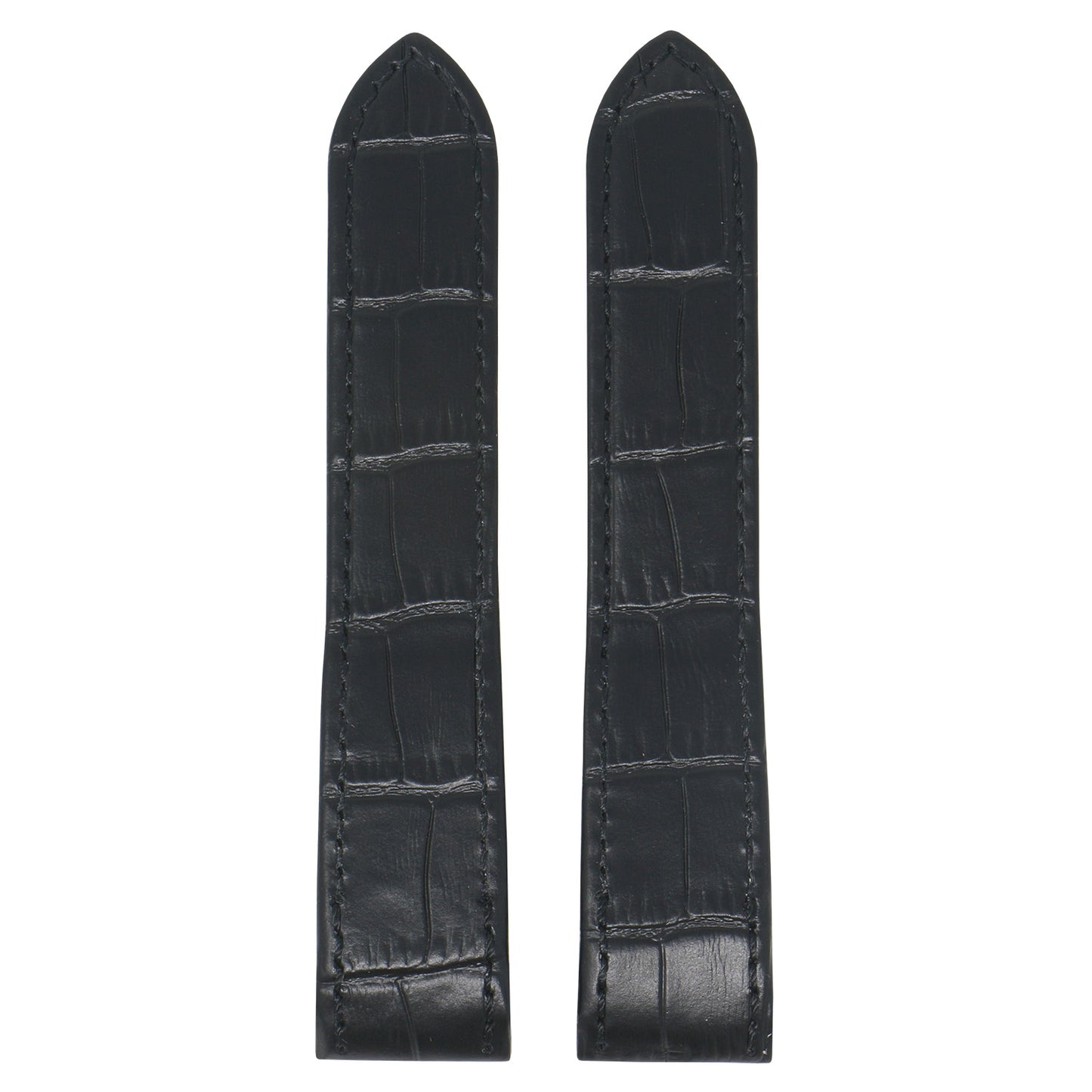 Croc Leather Strap for Cartier Santos 100