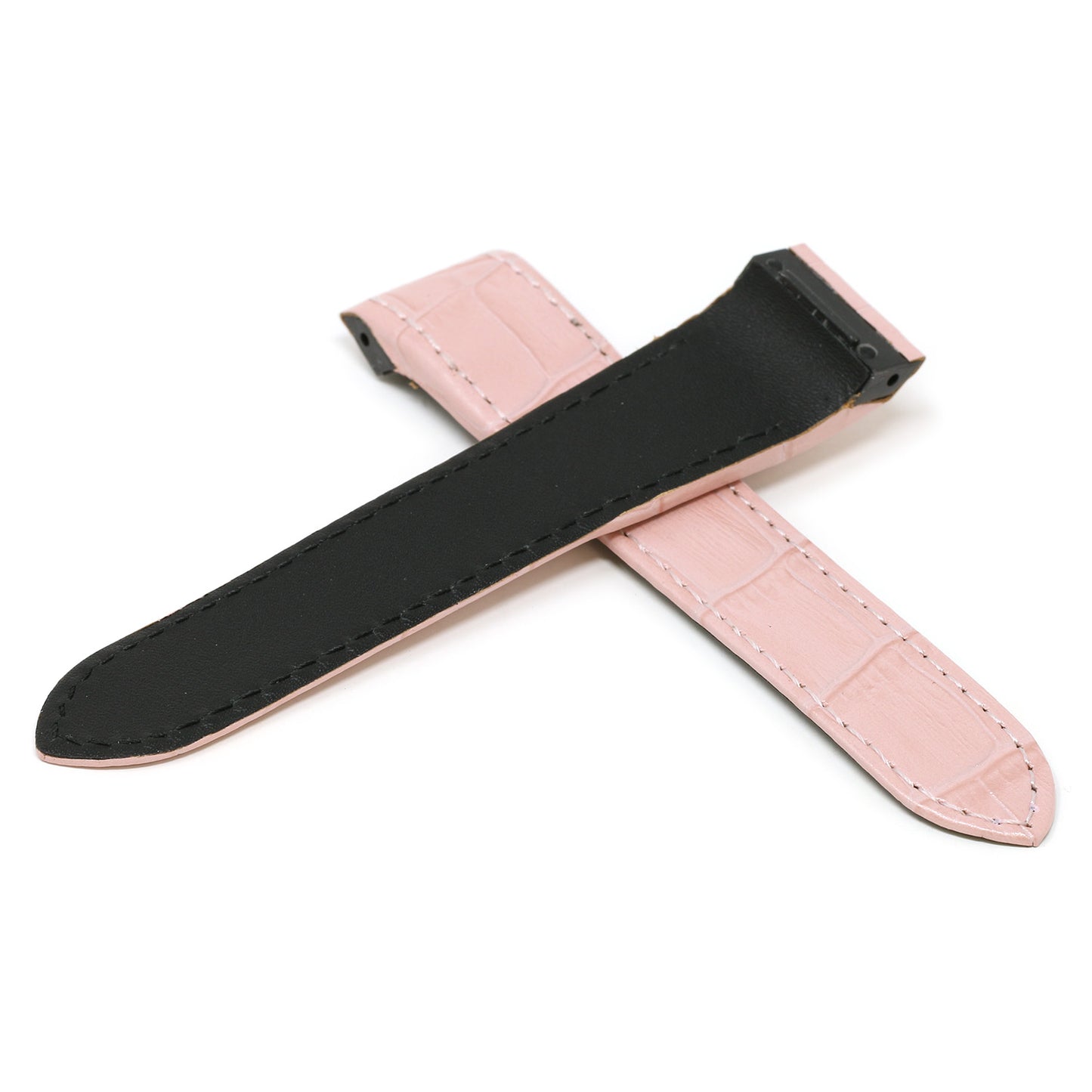 Croc Leather Strap for Cartier Santos 100