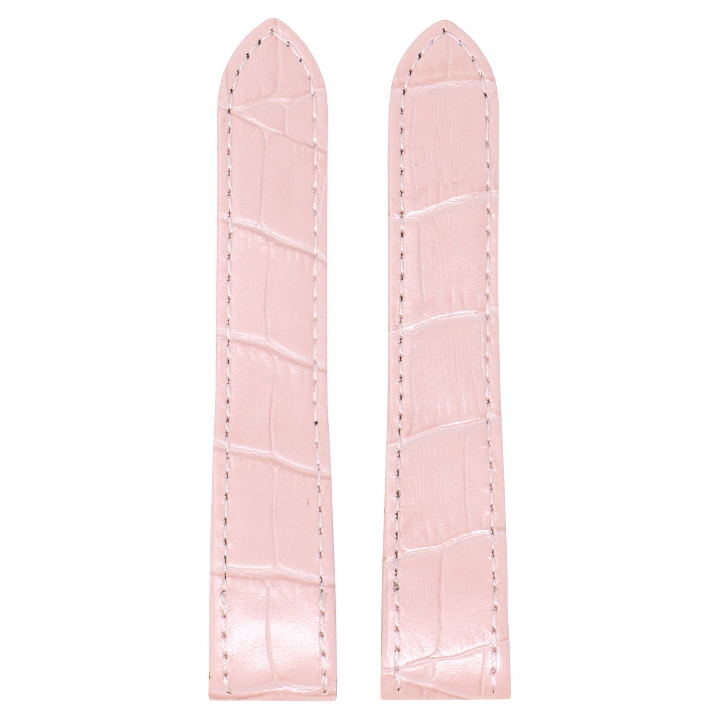Croc Leather Strap for Cartier Santos 100