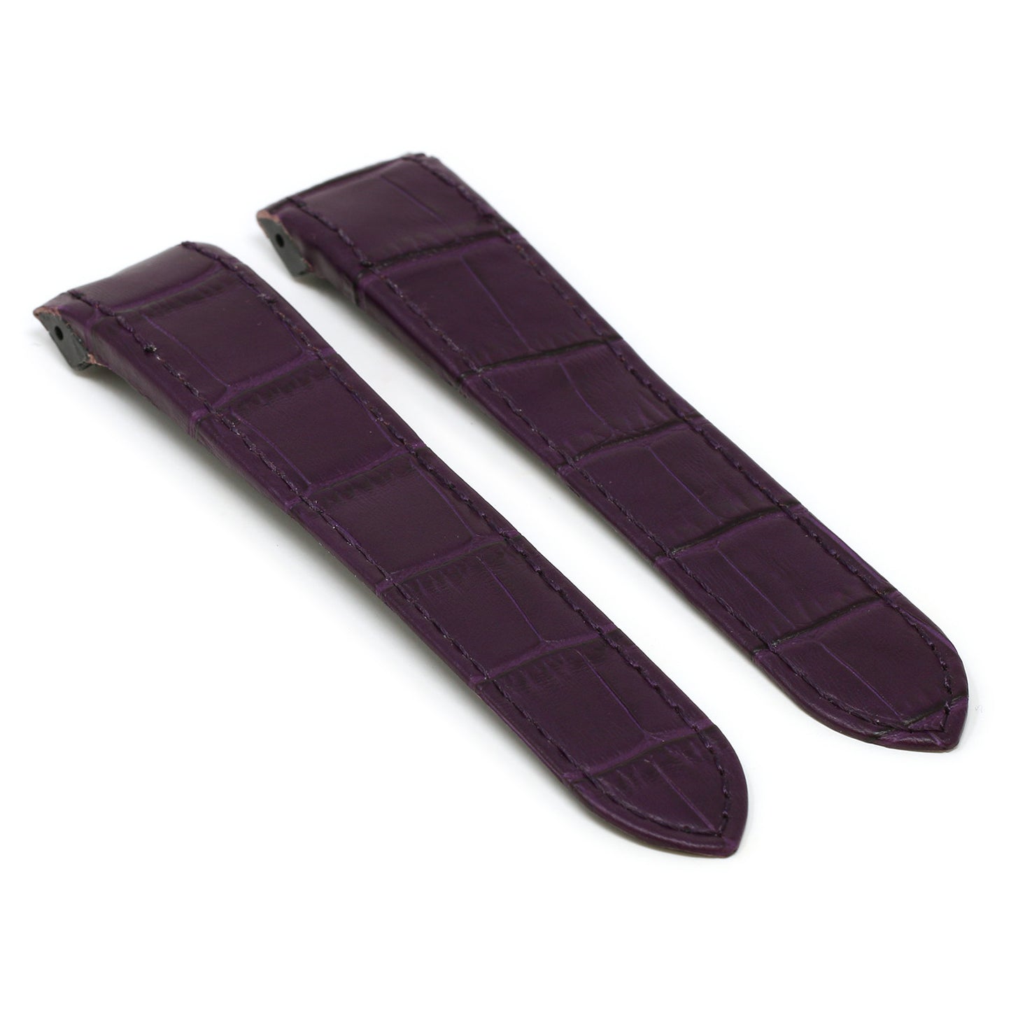 Croc Leather Strap for Cartier Santos 100
