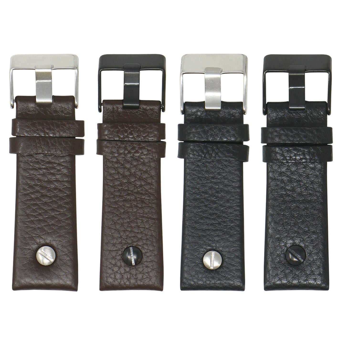 Textured Leather Rivet Strap for Diesel