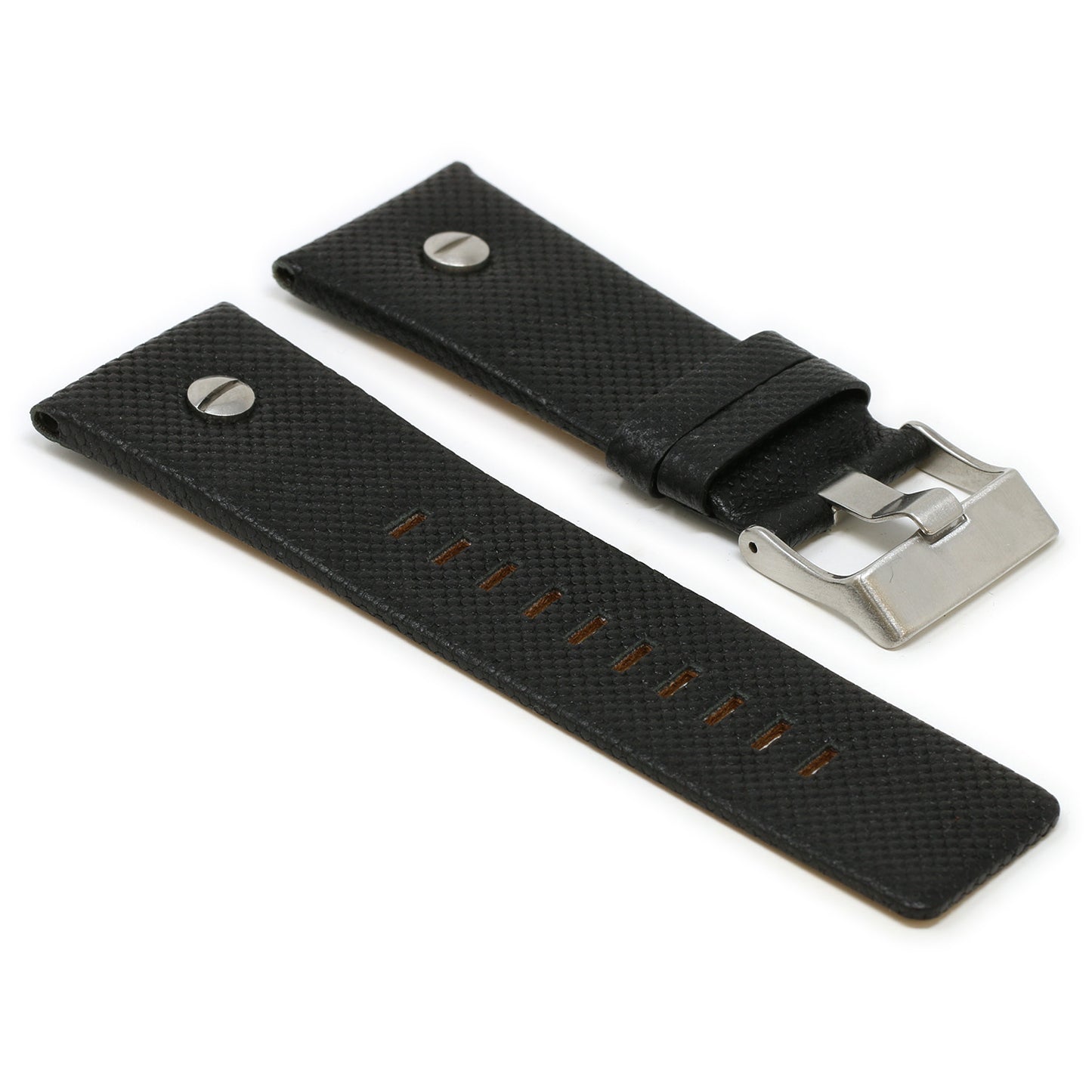 Embossed Leather Rivet Strap for Diesel