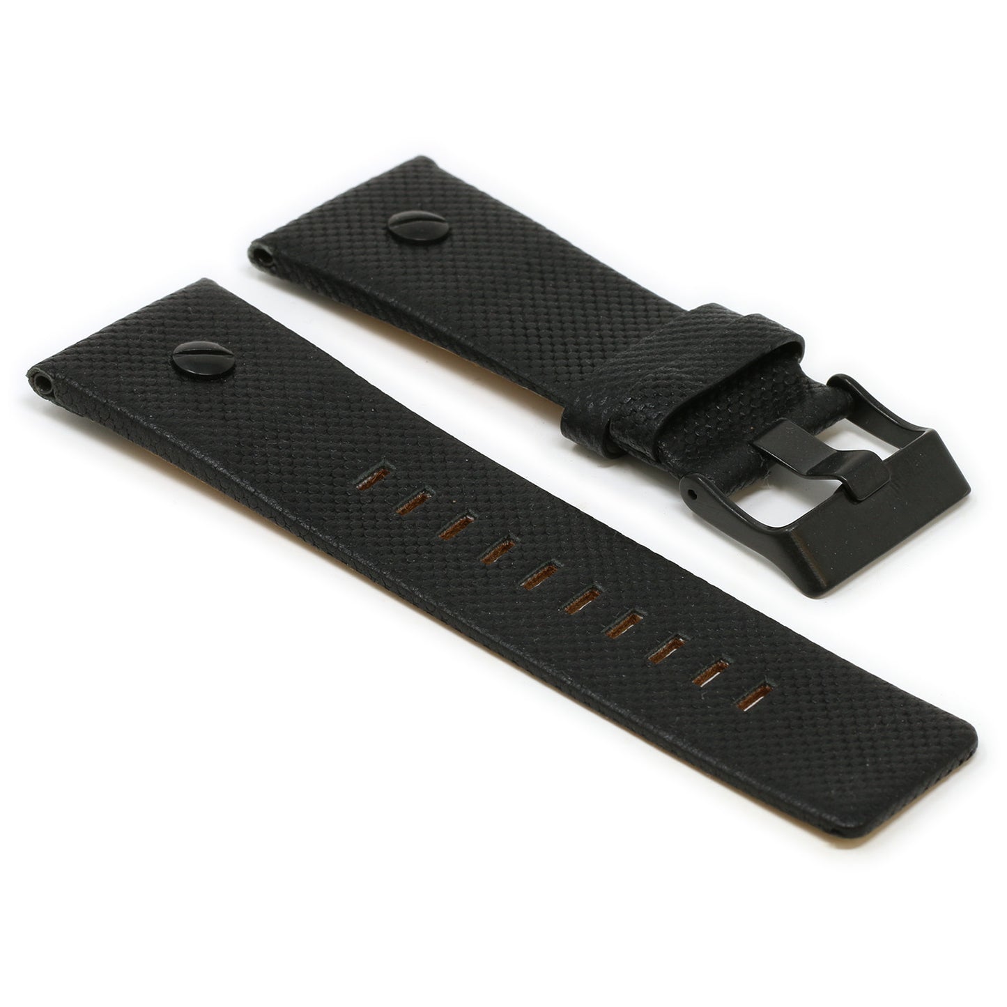 Embossed Leather Rivet Strap for Diesel